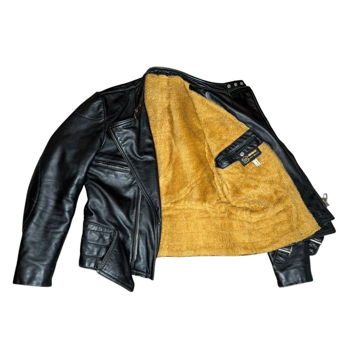 Genuine Leather × Vintage Vintage Harro Black Leather Motorcycle Jacket Size US M / EU 48-50 / 2 - 3 Thumbnail