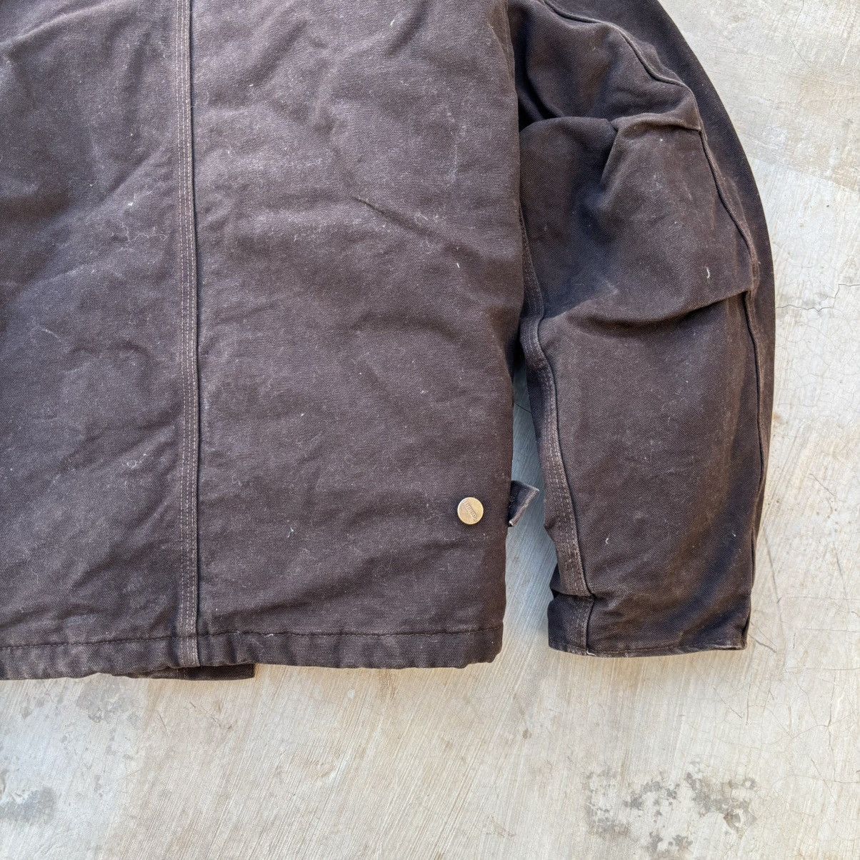 Carhartt Rare💥Vintage 90s Carhartt Crop Arctic Jacket J22 DKB Size US M / EU 48-50 / 2 - 12 Thumbnail