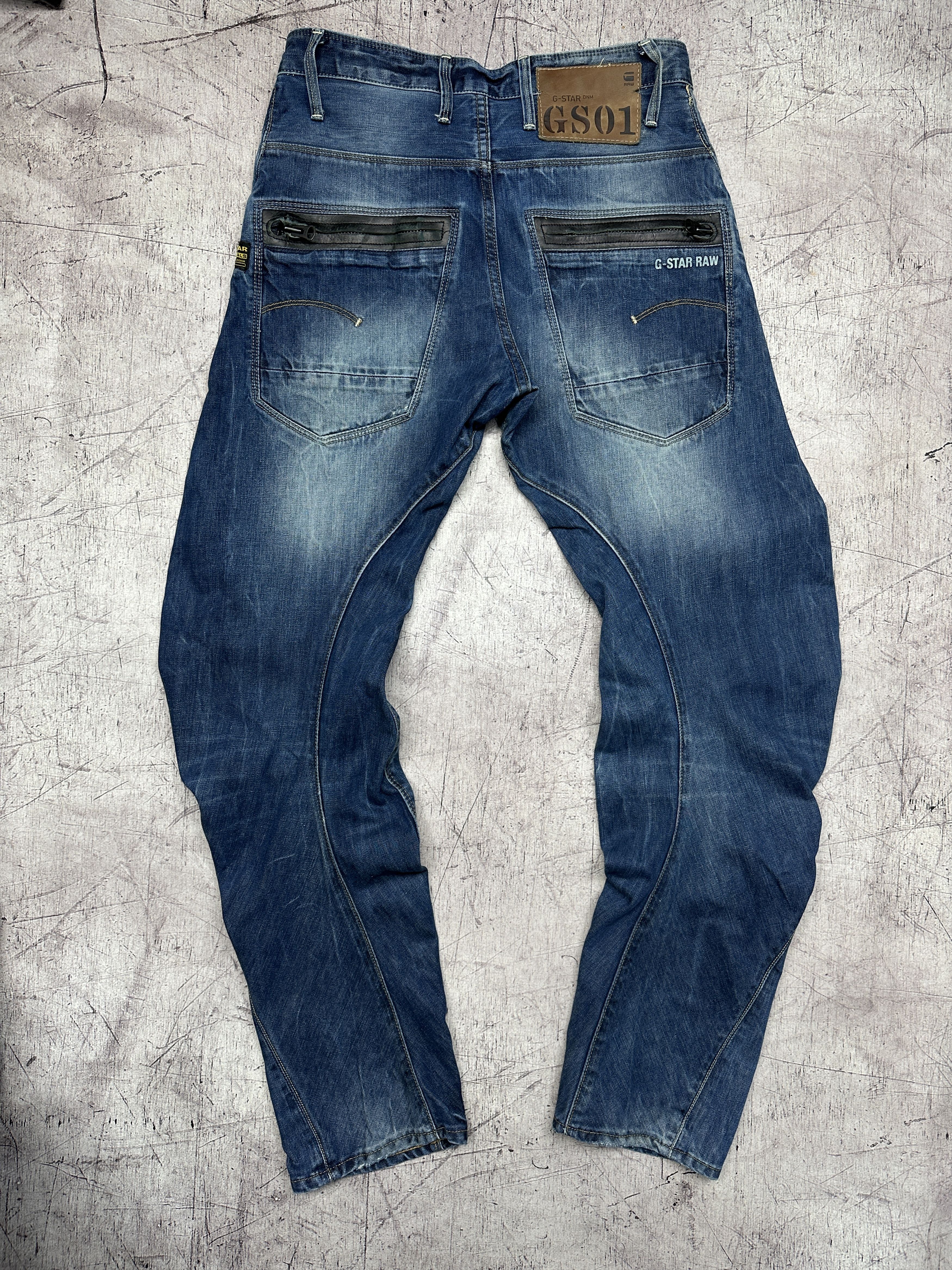 G-Star G Star Raw Mens Arc Riley Loose Tapered Denim Pants Jeans Size US 30 / EU 46 - 1 Thumbnail
