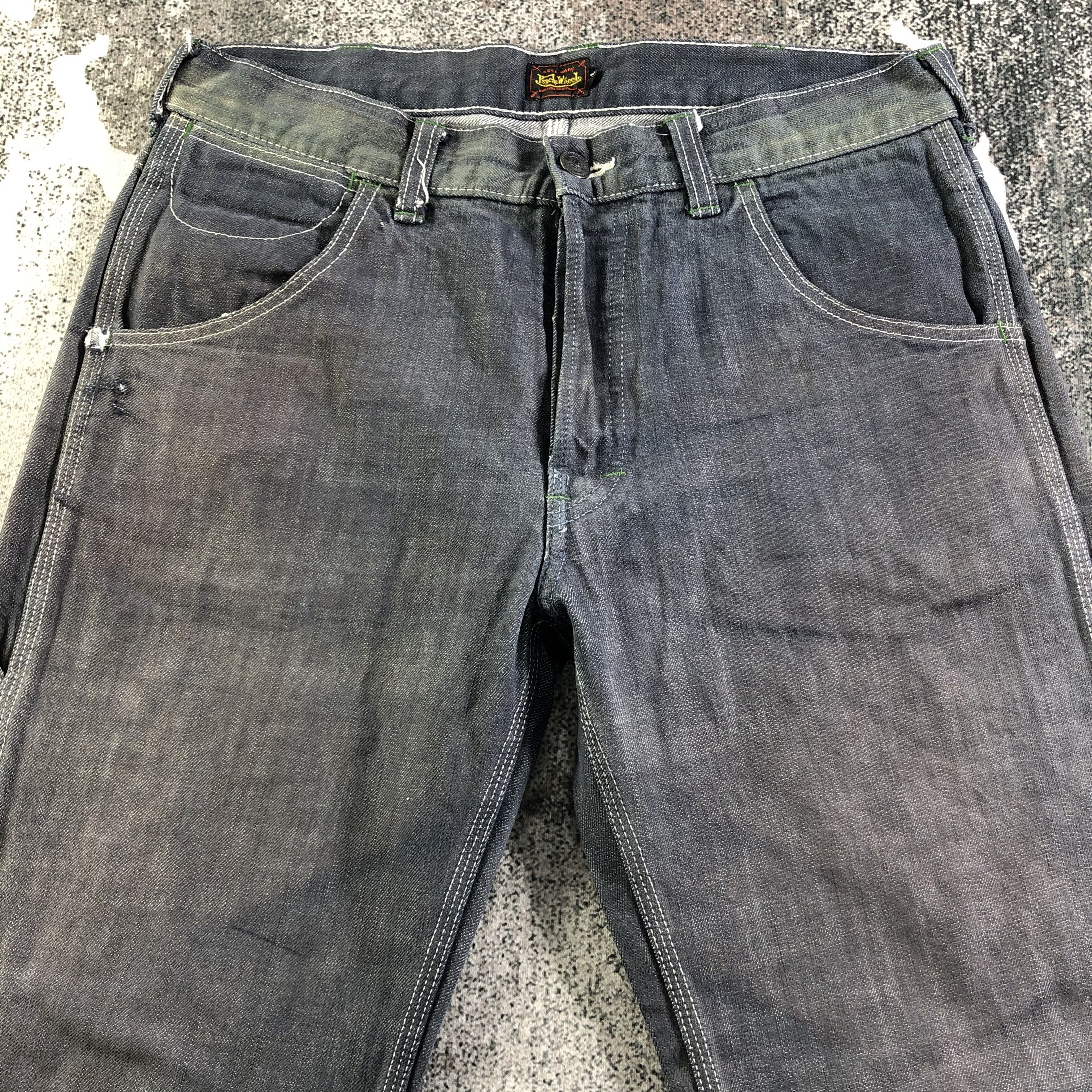Japanese Brand Vintage Japanese Psycho Wheels Carpenter Jeans KJ2936 Size US 32 / EU 48 - 3 Thumbnail