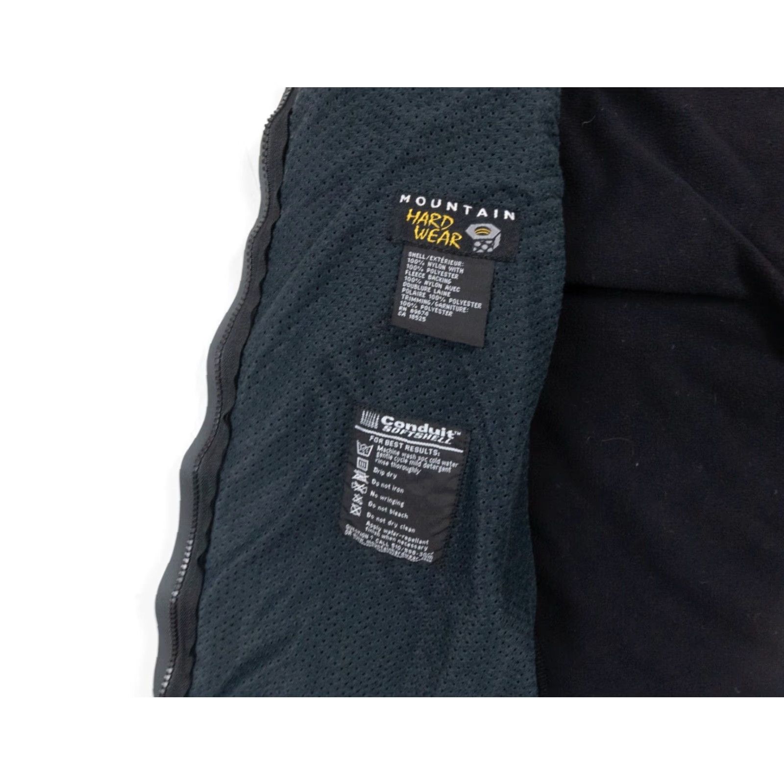 Mountain Hardwear Mountain Hardwear Jacket Women's 10 Gray Conduit Softshell Full Zip Outdoors Size L / US 10 / IT 46 - 7 Thumbnail
