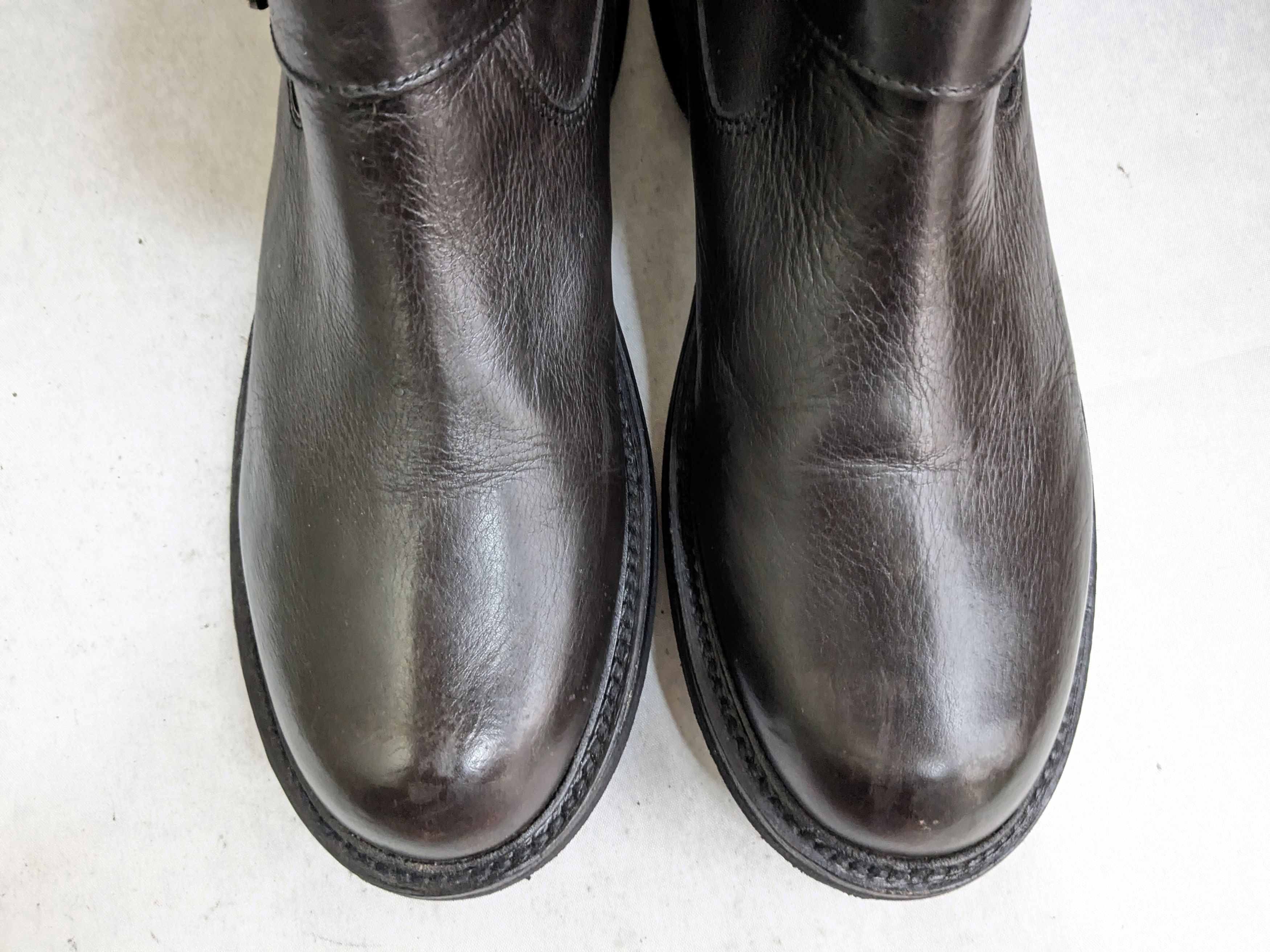 Frye Frye Engineer Boots Brown Leather 11.5 Motorcycle Biker Size US 11.5 / EU 44-45 - 3 Thumbnail