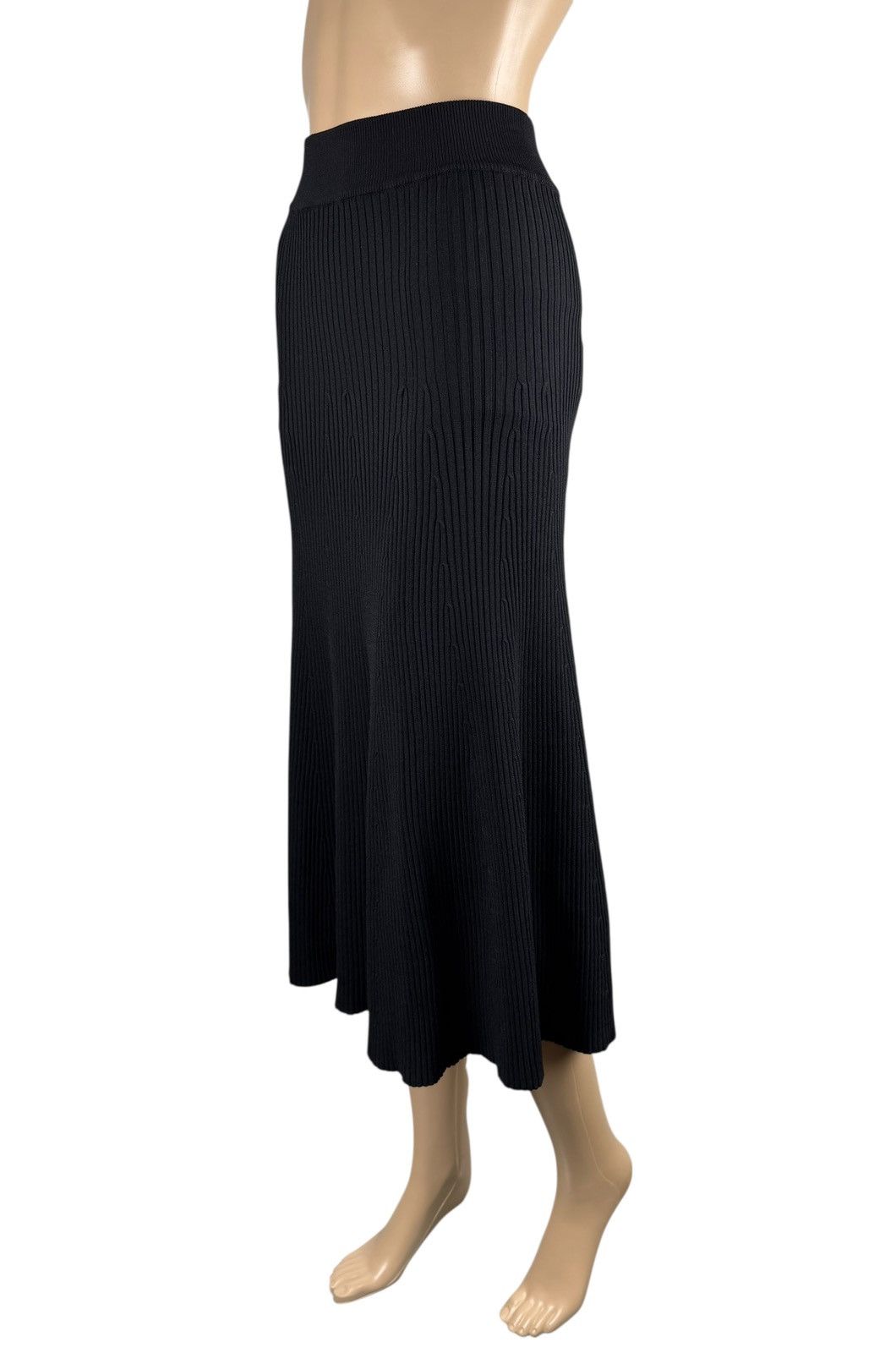 Maje Maje Tight Knit Maxi Skirt Pleated Viscose size 3 Size 34" / US 12 / IT 48 - 4 Thumbnail