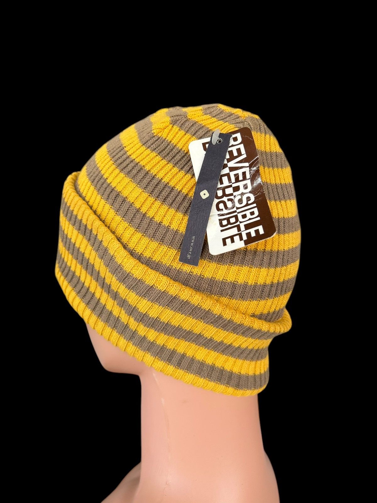 Japanese Brand × Kapital × Vintage Stripe sense of Japan reversible Beanie Hats Size ONE SIZE - 8 Thumbnail