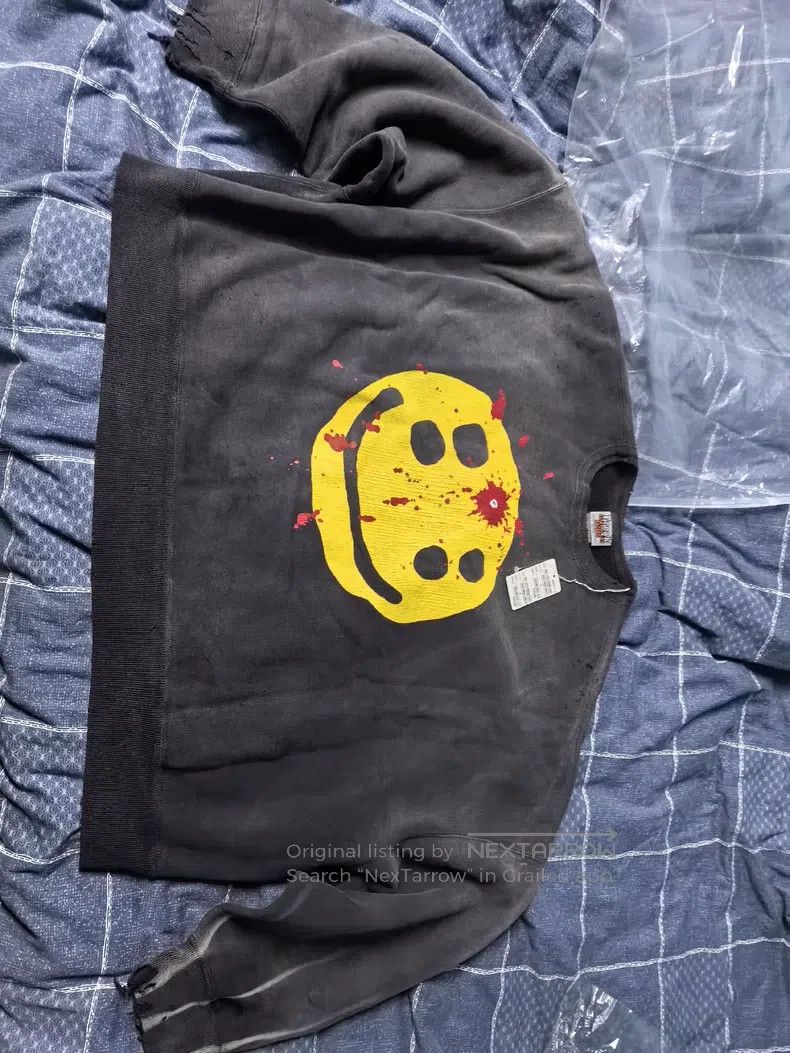 Saint Michael Saint Michael Smiling face makes old hoodies Size US S / EU 44-46 / 1 - 1 Thumbnail