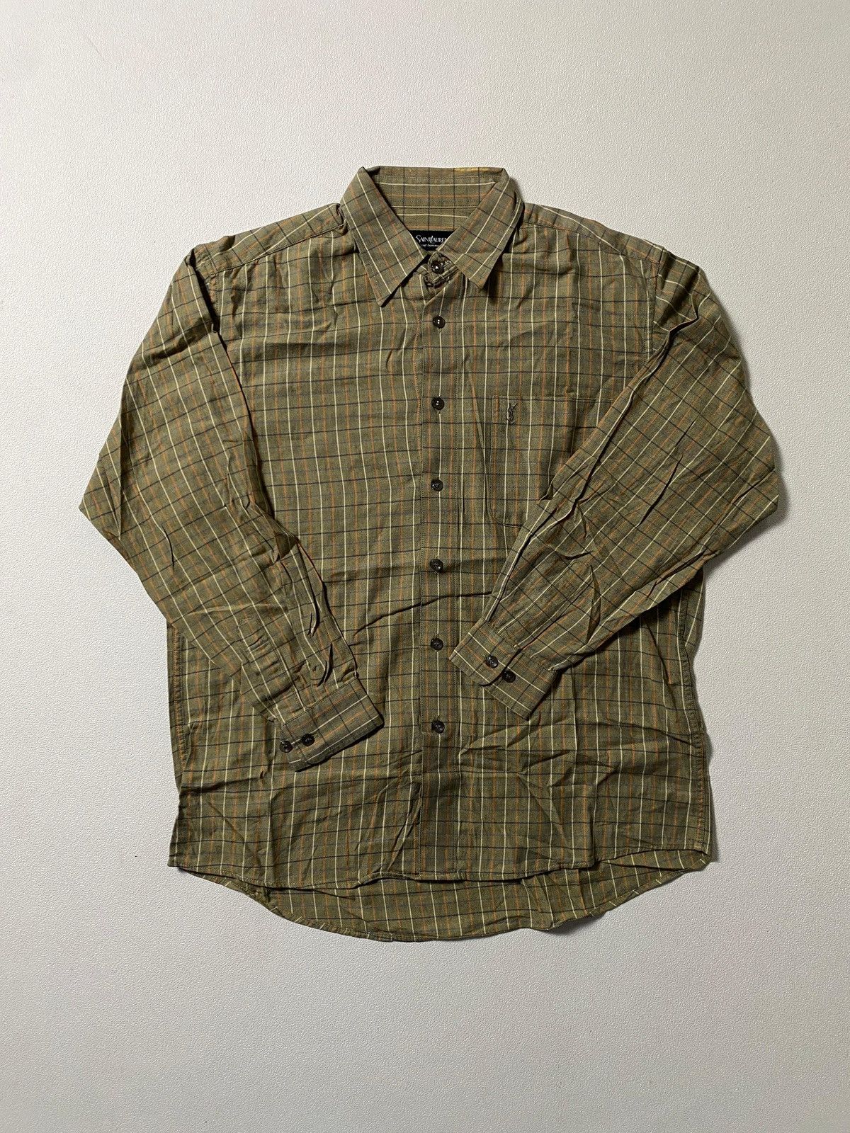 Yves Saint Laurent Yves Saint Laurent Pour Homme shirt Size US M / EU 48-50 / 2 - 1 Thumbnail