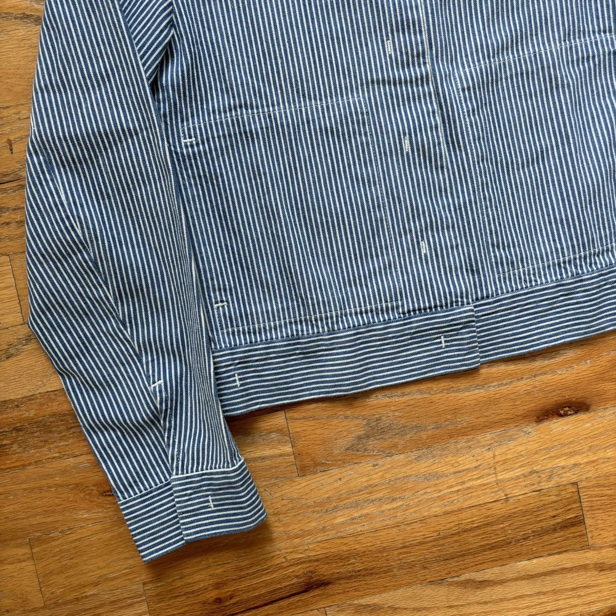 Maison Margiela SS2000 Striped Concealed Pocket Jacket Size M / US 6-8 / IT 42-44 - 3 Thumbnail