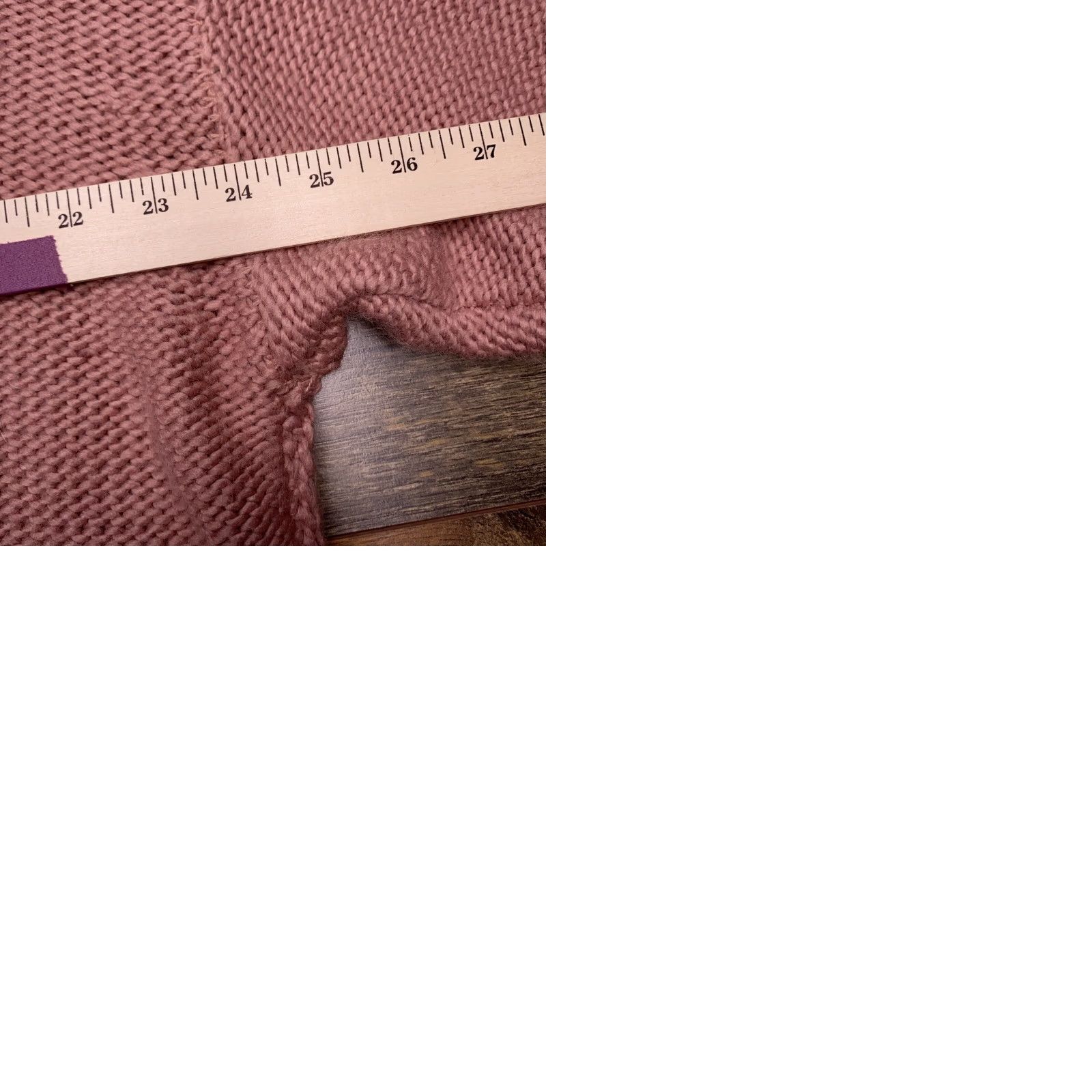 Lucky Brand Lucky Brand Sweater Womens L Pink Cable-Knit Mock Neck Pullover, Long Sleeve, Regular Fit, Knit, Solid, Winter Spring Fall, Casual Size L / US 10 / IT 46 - 9 Thumbnail