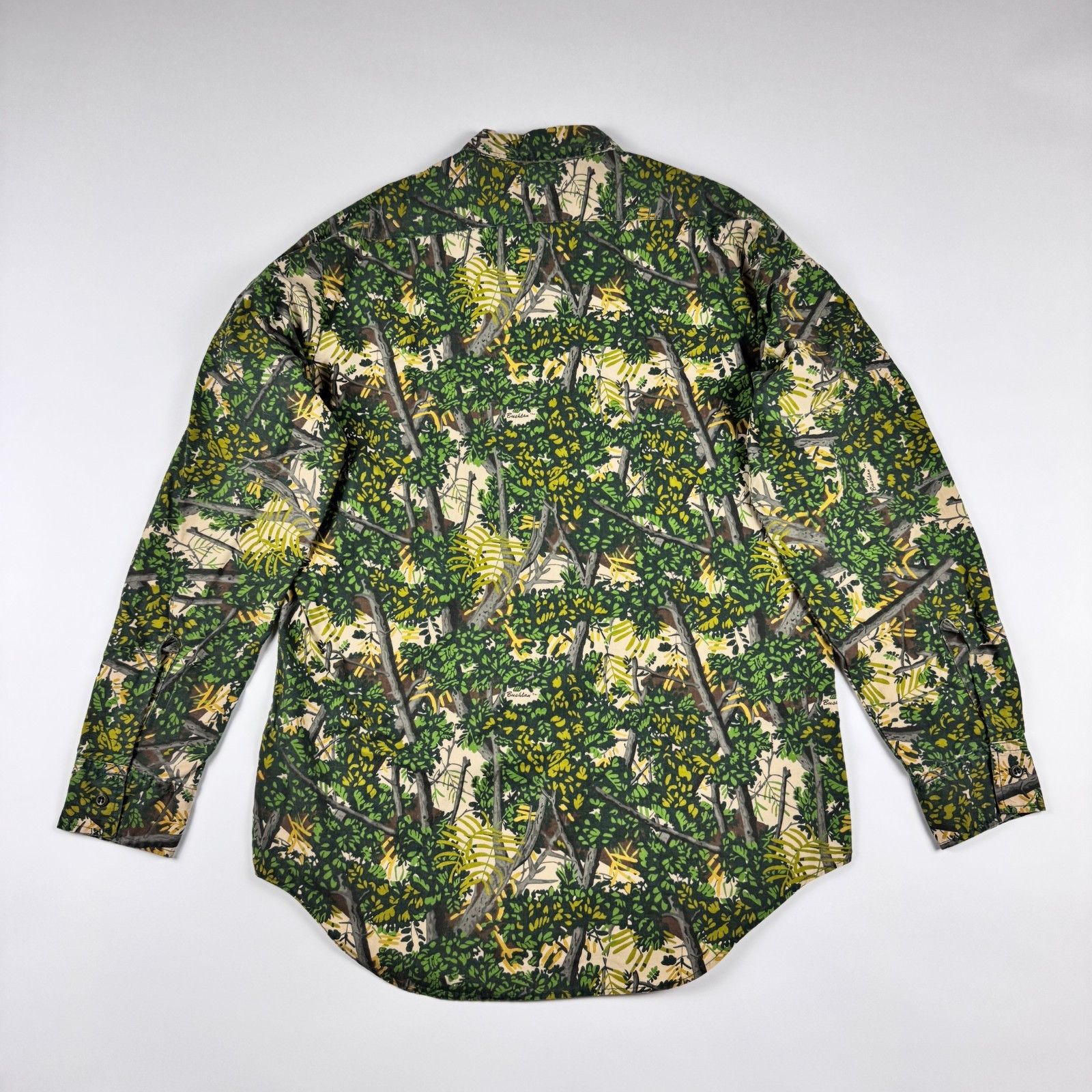 Vintage Vtg Bushlan Camo Hunting Shirt L Made in USA Tactical 90s Size US L / EU 52-54 / 3 - 6 Thumbnail