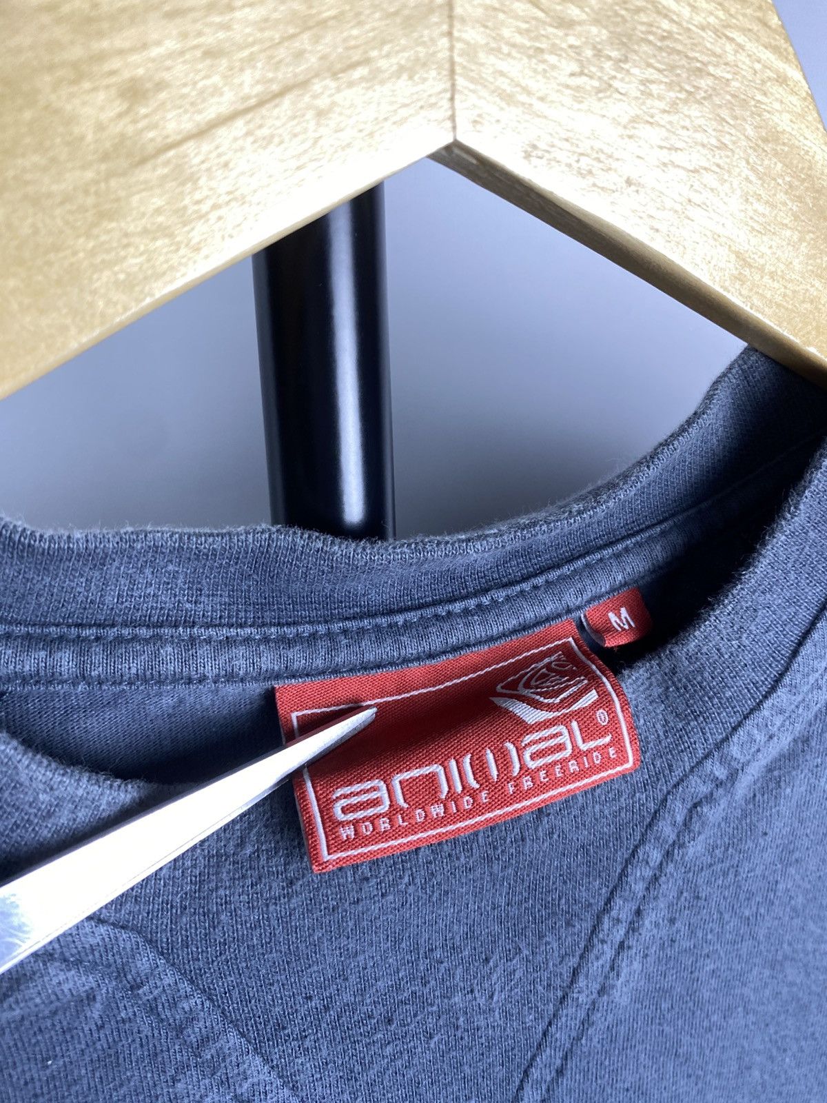 Japanese Brand × Vintage Vintage 90S ANIMAL SKATE Big Logo Tee Streetwear 90s Style Size US M / EU 48-50 / 2 - 5 Thumbnail