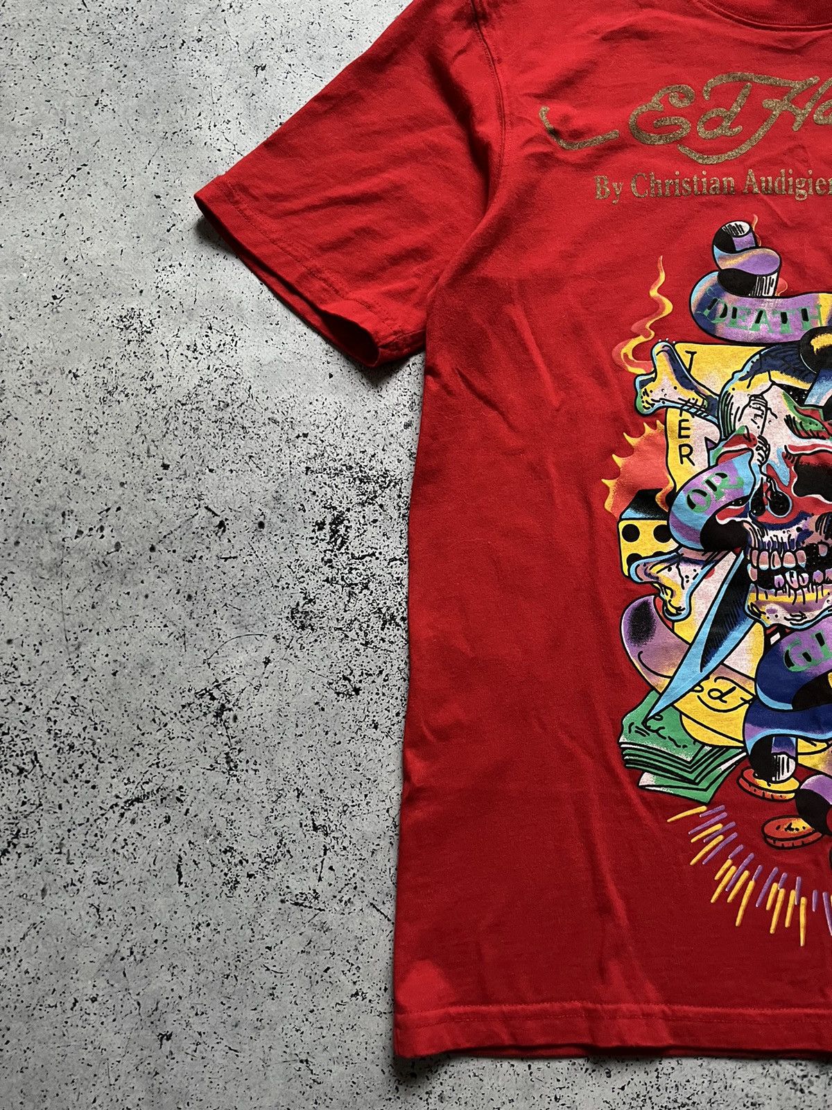 Ed Hardy Vintage Ed Hardy By Christian Audigier T-shirt Big Logo Tee Size US M / EU 48-50 / 2 - 4 Thumbnail