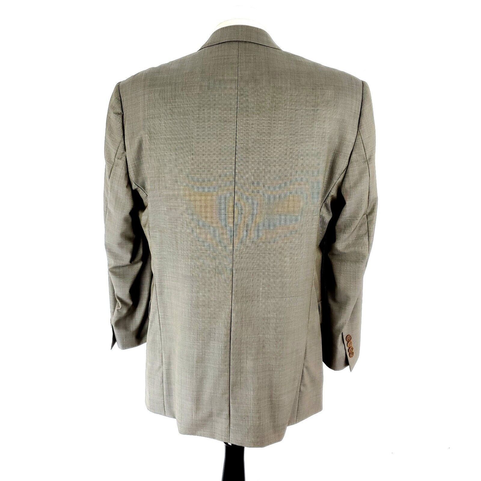 Pronto Uomo Pronto Uomo Signature Zigone Super 110s Wool 2 Button Blazer Size 40L - 5 Thumbnail