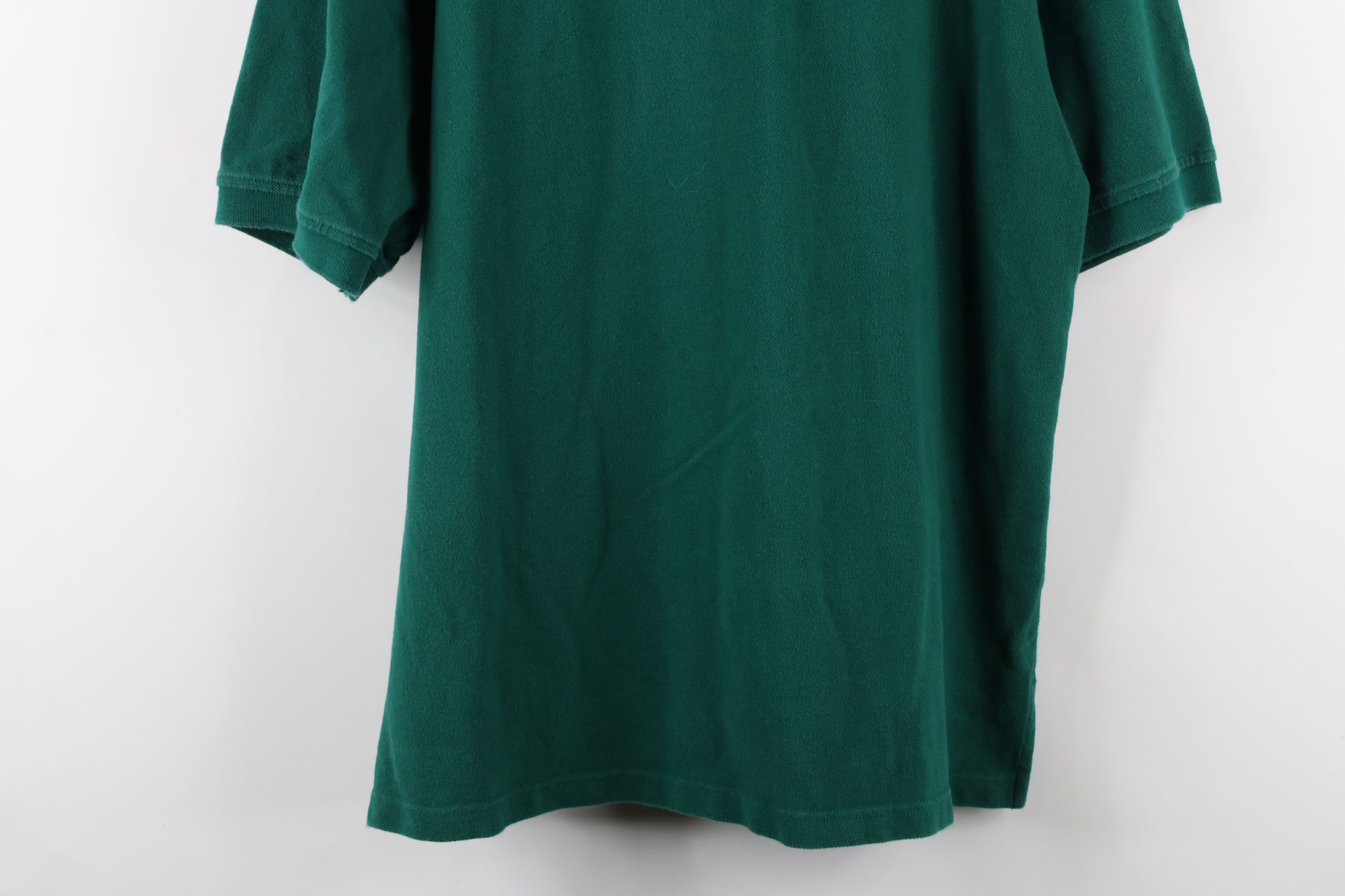 Tommy Hilfiger × Vintage Vintage 90s Tommy Hilfiger Pique Cotton Polo Shirt Green Size US XL / EU 56 / 4 - 10 Thumbnail