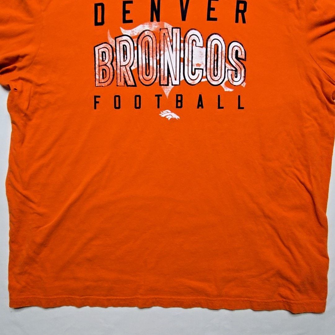 NFL Denver Broncos Football Shirt NFL Orange Graphic Tee 2XL Size US XXL / EU 58 / 5 - 3 Thumbnail