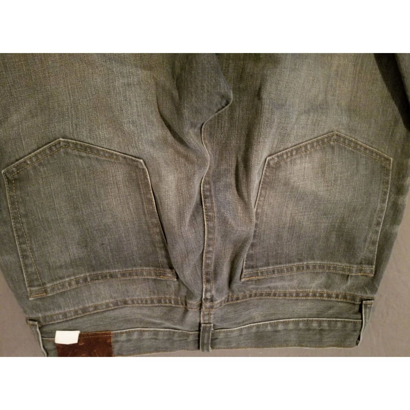 Denime Mens J. Crew 770 Jeans Gray Straight Denim Pants 31x34 Size US 31 - 2 Thumbnail