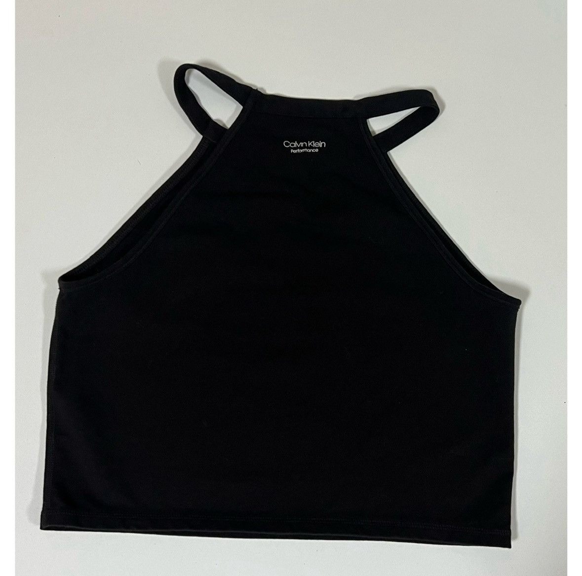 Calvin Klein Calvin Klein Graphic Halter Top Shirt Workout Tee Size S ✨ Size S / US 4 / IT 40 - 5 Thumbnail