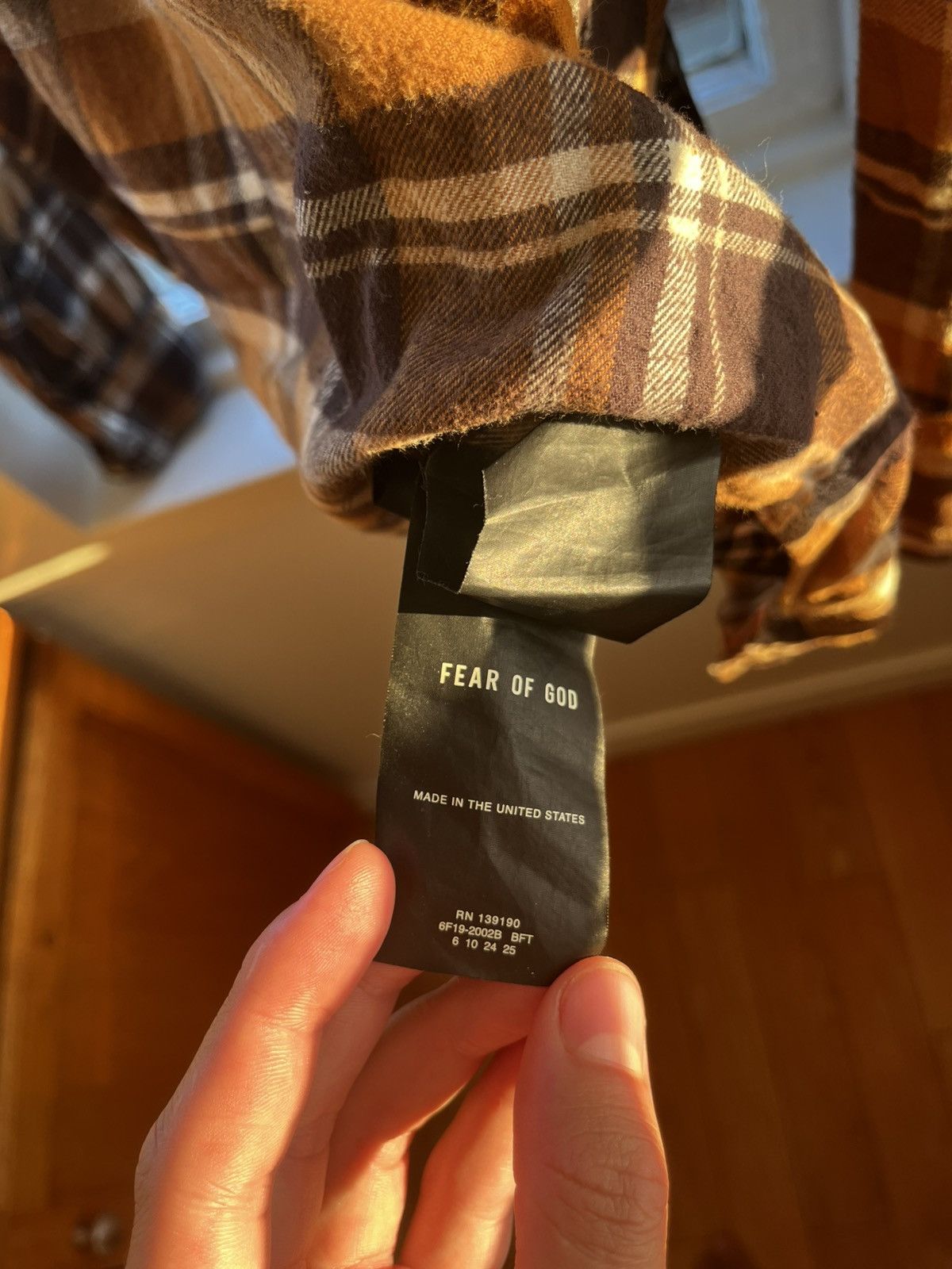 Fear of God Fear of God Size XL Plaid Flannel Size US XL / EU 56 / 4 - 14 Thumbnail