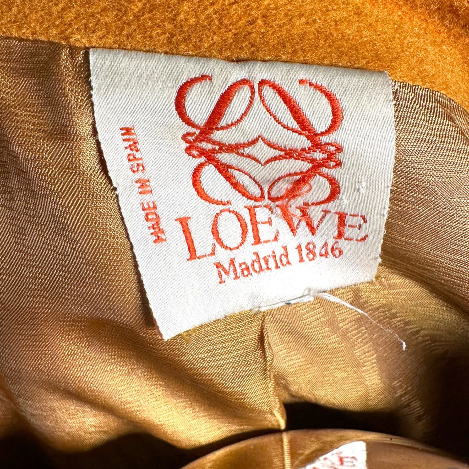 Loewe Loewe Jacket Coat Orange Open Pockets Cashmere Wool Vintage Size M / US 6-8 / IT 42-44 - 7 Thumbnail