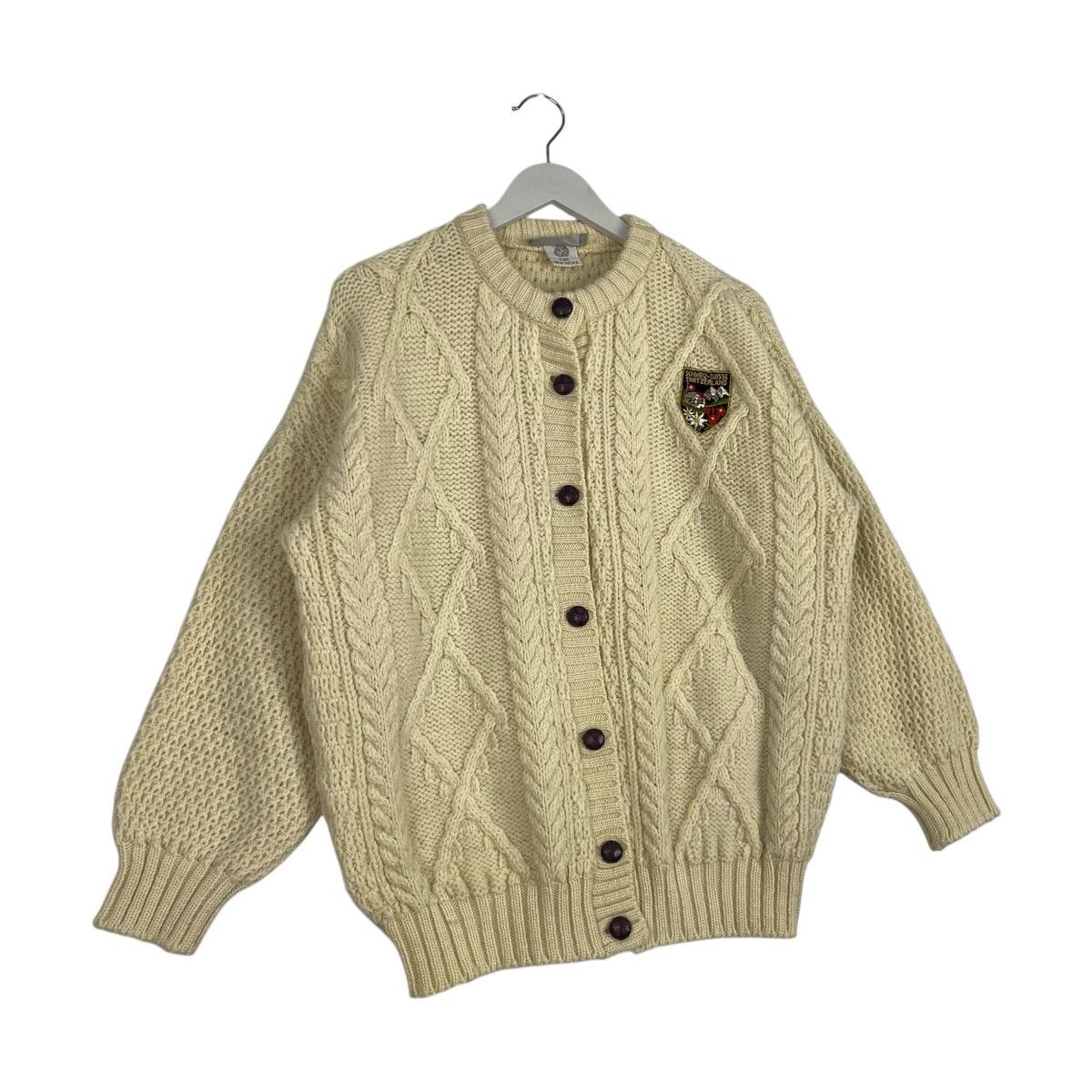 Vintage Vintage Cardigan Moffat Woollens Switzerland Size ONE SIZE - 5 Thumbnail