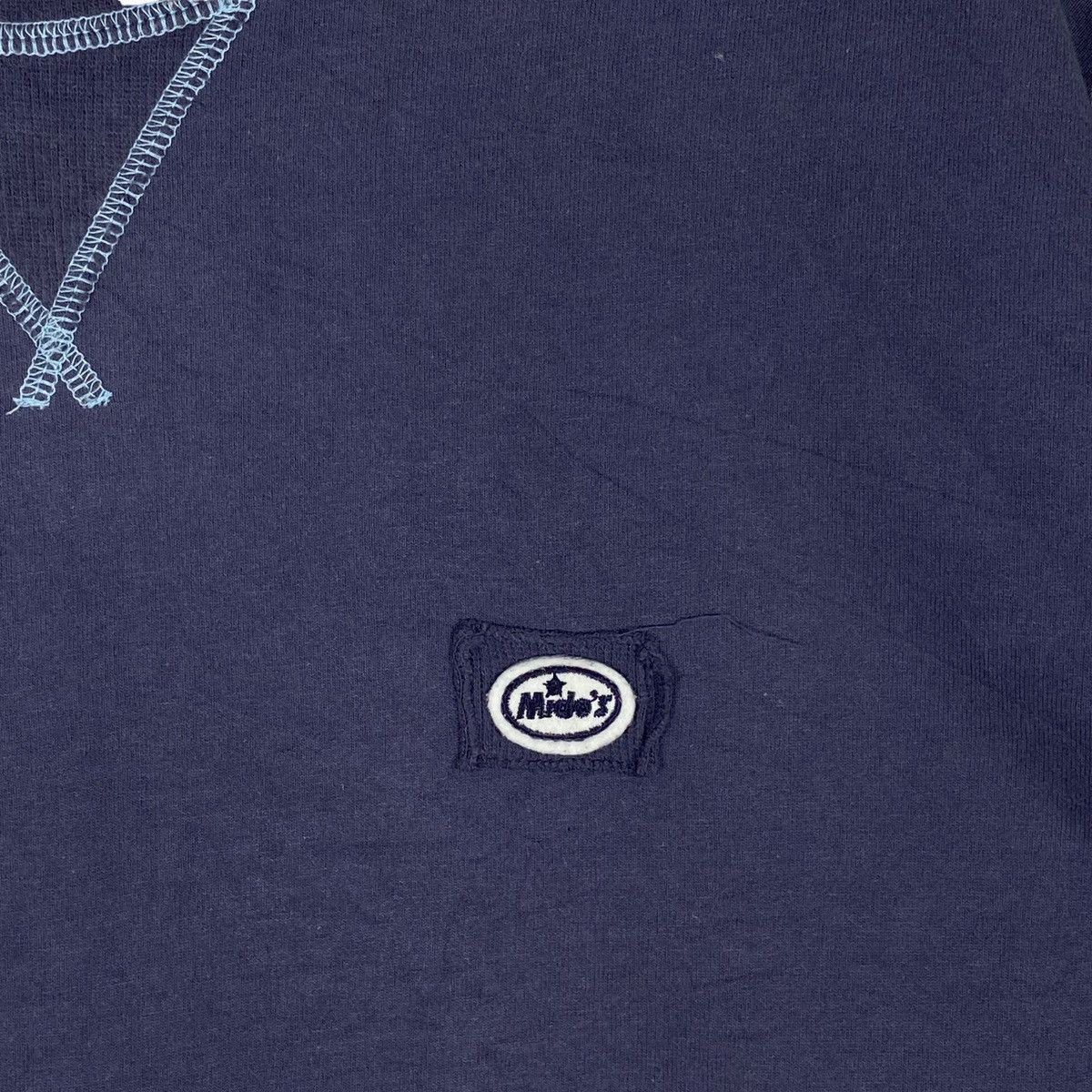 Vintage Vintage Mido’s Crewneck Sweatshirt Navy Blue Pullover Jumper Size US L / EU 52-54 / 3 - 6 Thumbnail