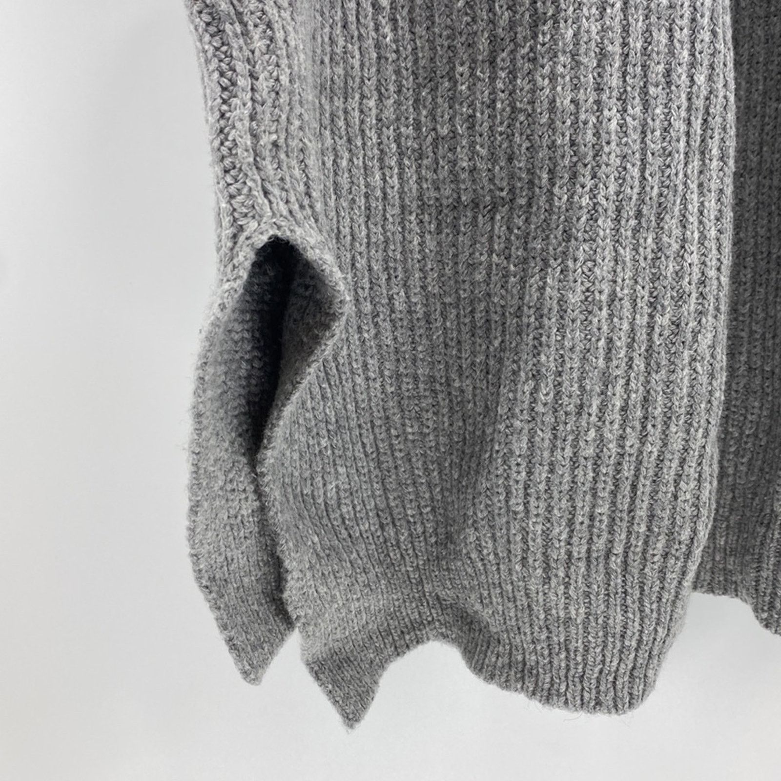 Other Angel of the North grey wool sleeveless cowl neck hi lo Size M / US 6-8 / IT 42-44 - 7 Thumbnail