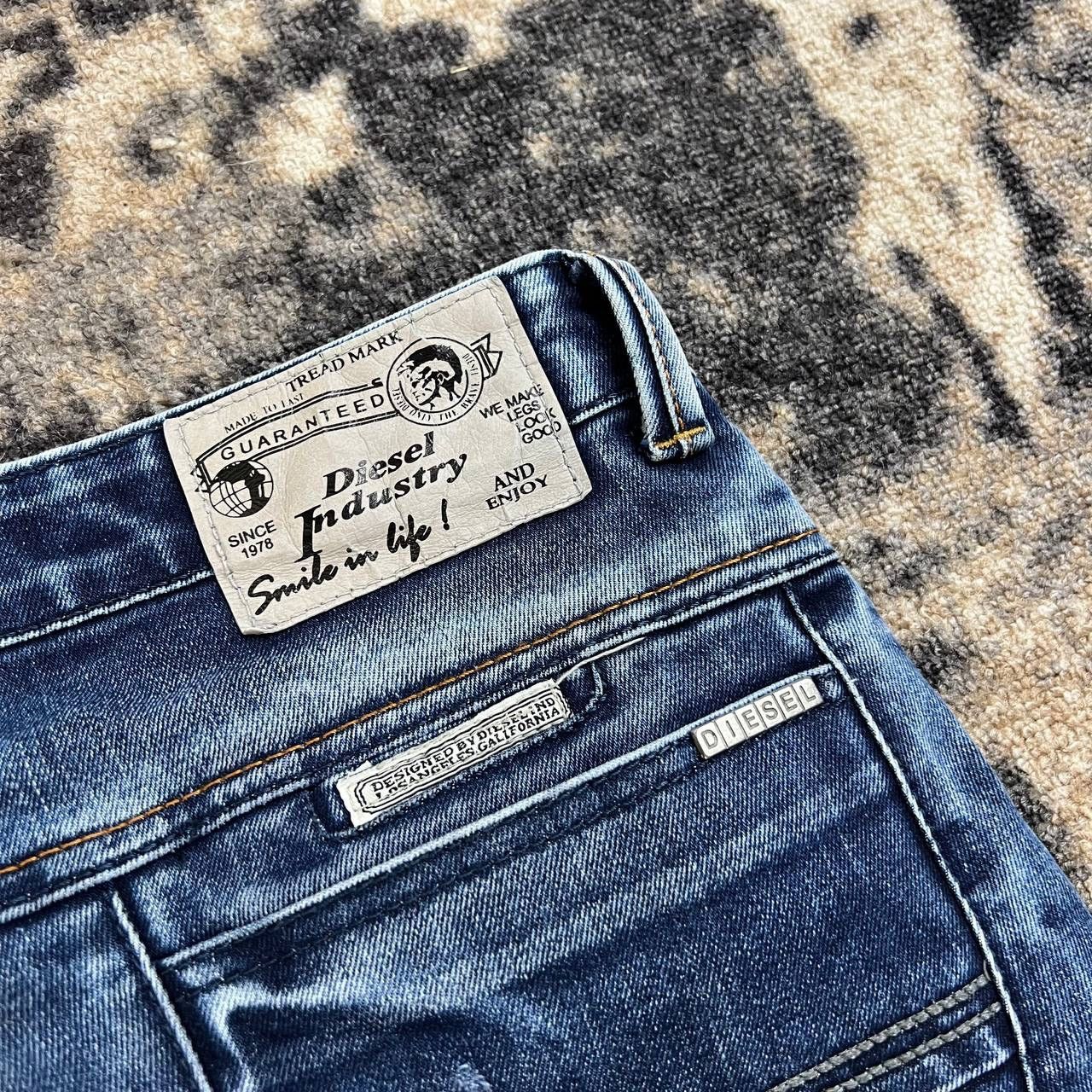 Diesel Diesel Luxury Mini Logo Distressed Style Denim Jeans Size US 32 / EU 48 - 4 Thumbnail