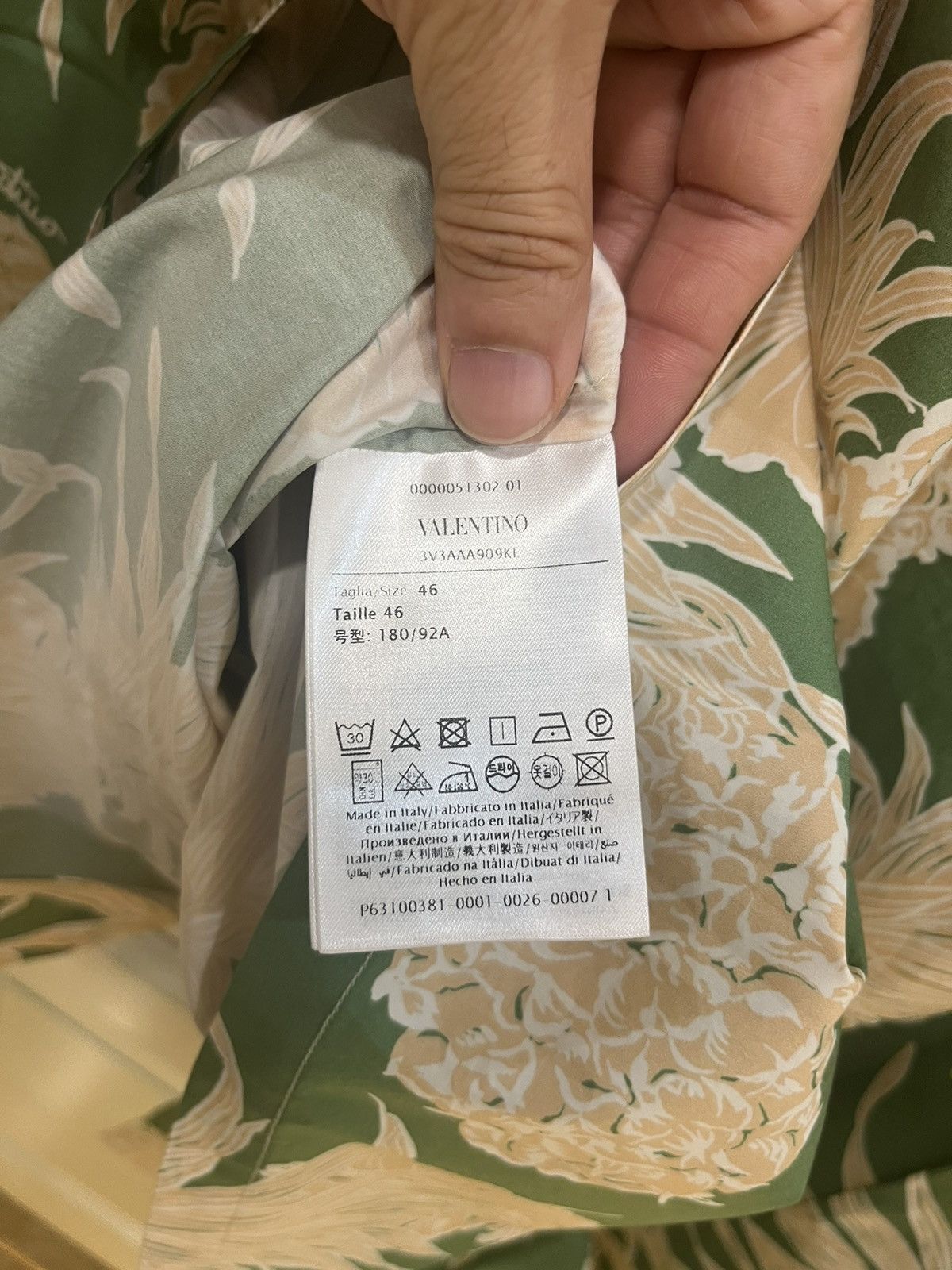 Valentino Pineapple print bowling shirt size 46 Size US S / EU 44-46 / 1 - 17 Thumbnail