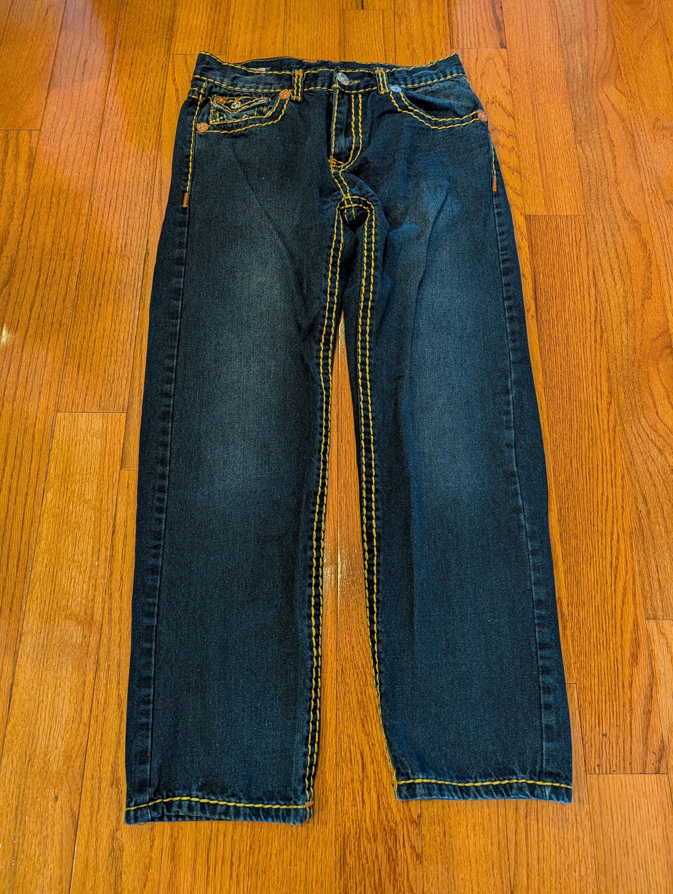 True Religion Vintage Y2K True Religion Joey Super T Dark Wash 32x29 Jeans Size US 32 / EU 48 - 5 Thumbnail