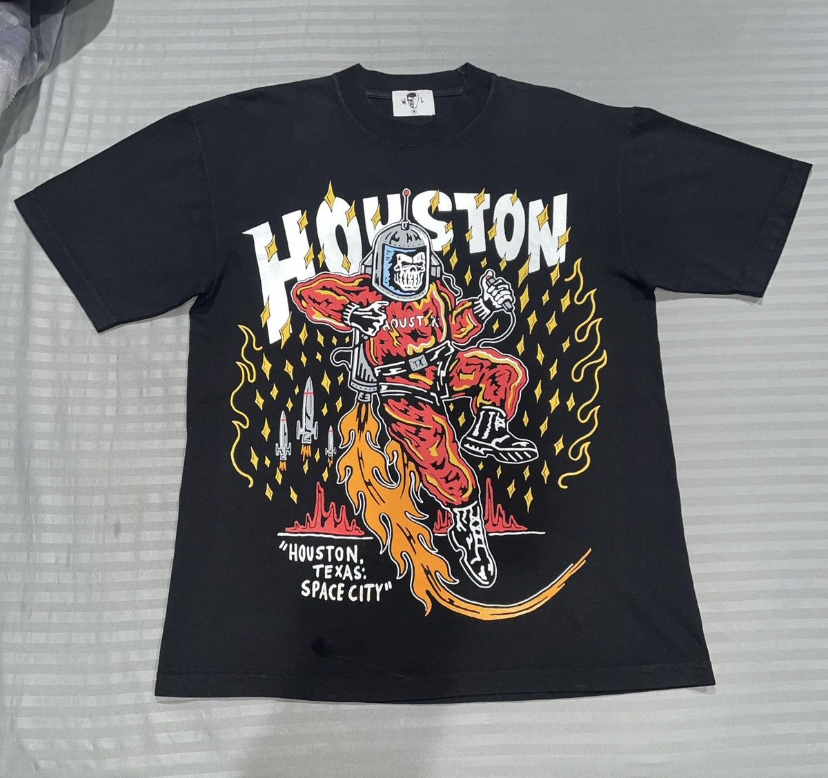 Warren Lotas Houston Rockets T-Shirt Black (WALO-ST002-BLACK) Size