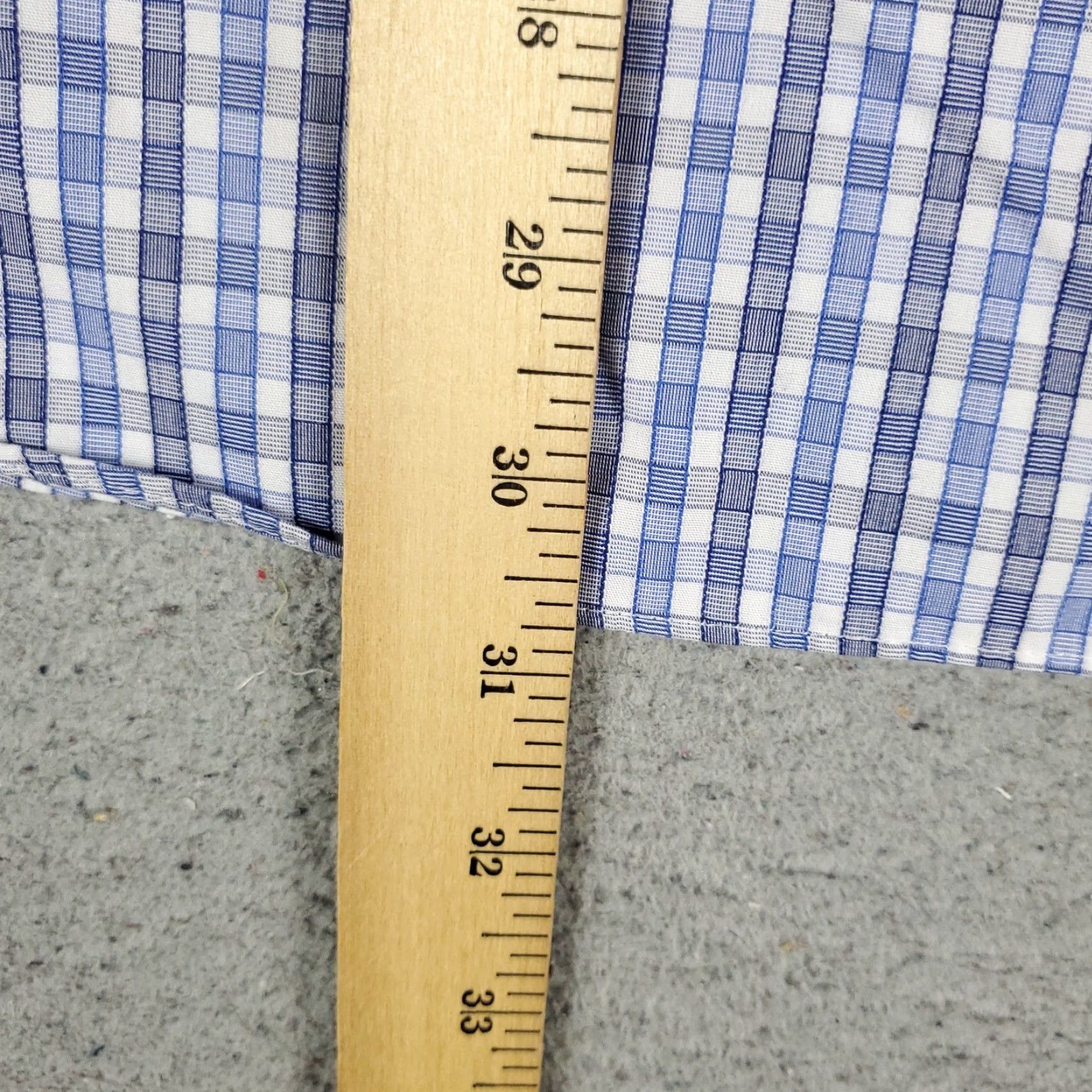 UNTUCKit UNTUCKit Shirt Mens 2XL Blue Plaid Slim Fit Button-Up Long Sleeve Casual Shirt Size US XXL / EU 58 / 5 - 4 Thumbnail