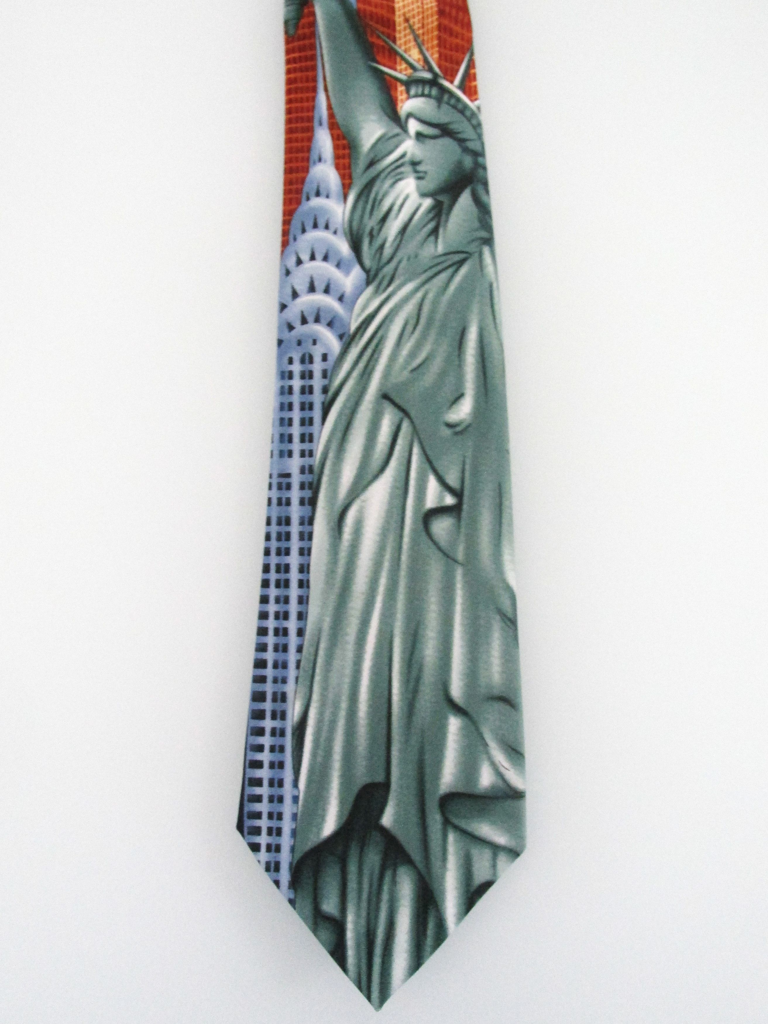 Other New York City Themed Men's Tie by Rene Chagal Size ONE SIZE - 2 Thumbnail