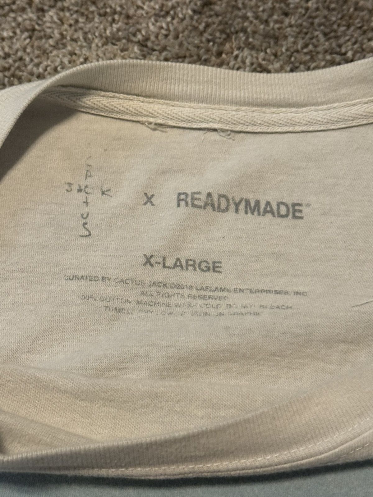 READYMADE × Travis Scott Travis Scott x READYMADE T-Shirt Size US XL / EU 56 / 4 - 3 Thumbnail