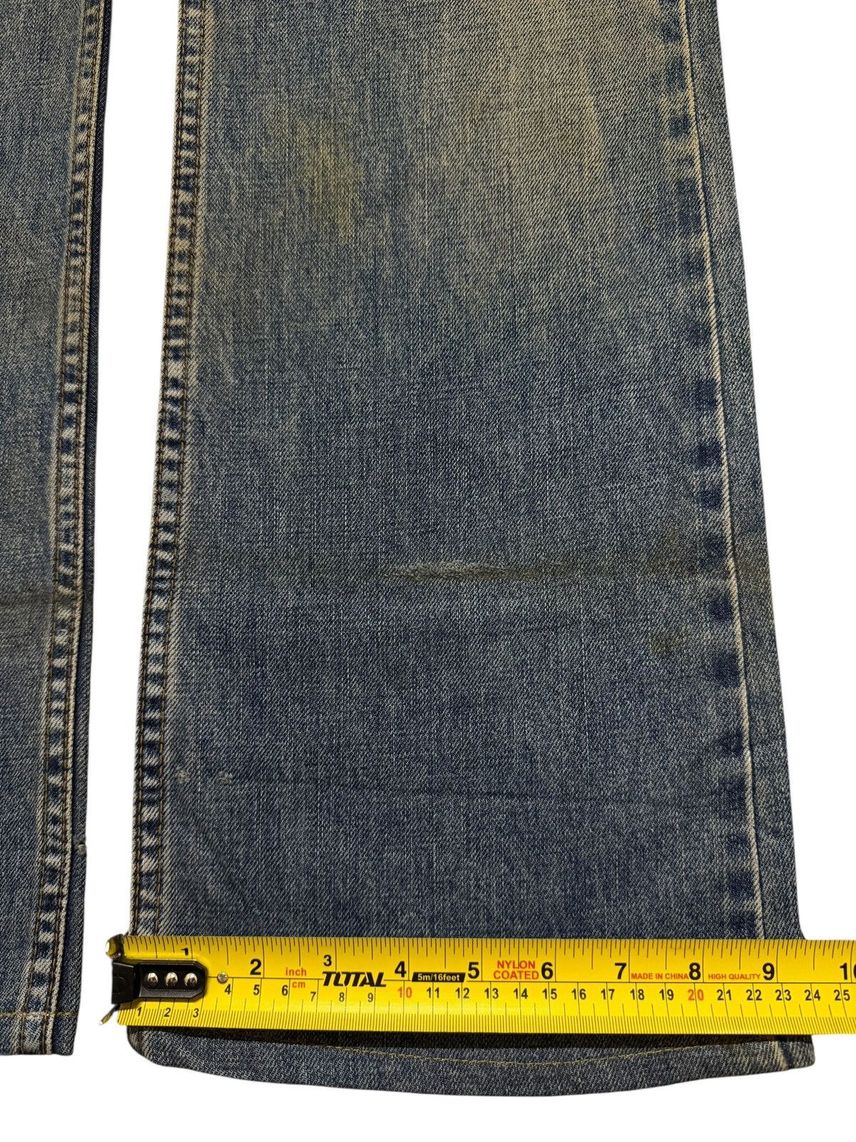 Levi's Vintage Japan 80s Levis 517 Mud Wash Distress Wide Leg Flare Size US 33 - 16 Thumbnail