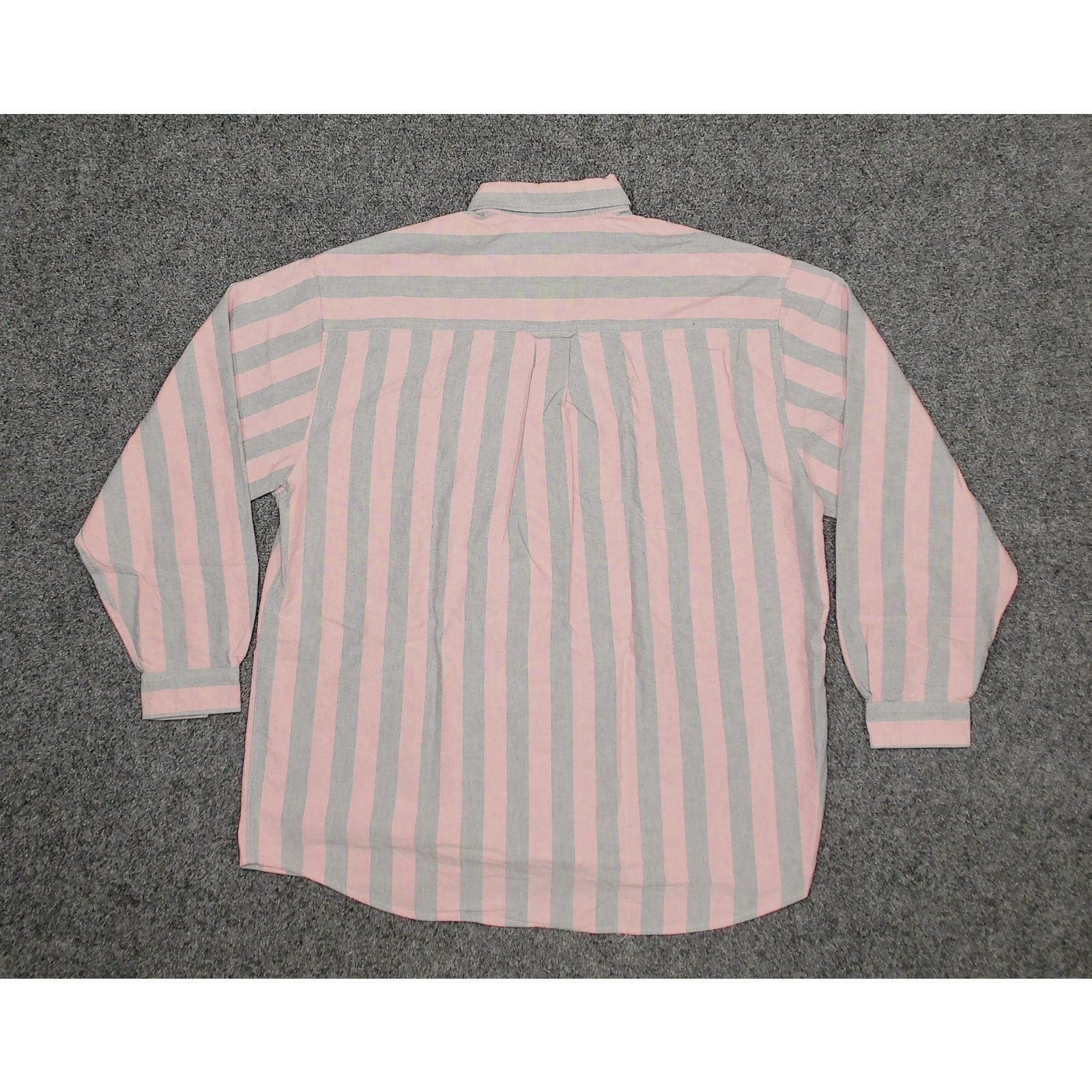 Aeropostale Vintage | Y2K Boxy Pink Striped Heavy oxford Overshirt Size US XL / EU 56 / 4 - 4 Thumbnail
