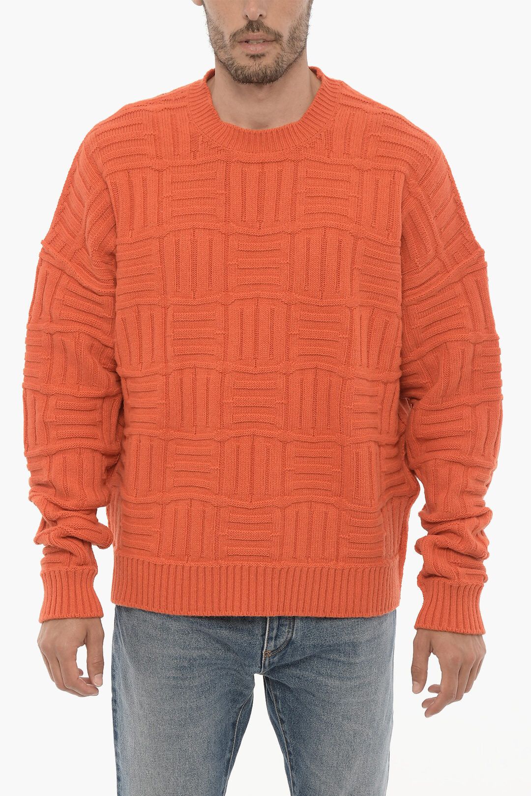 Ambush Design og1mm0925 Crewneck Sweater in Orange Size US M / EU 48-50 / 2 - 1 Thumbnail