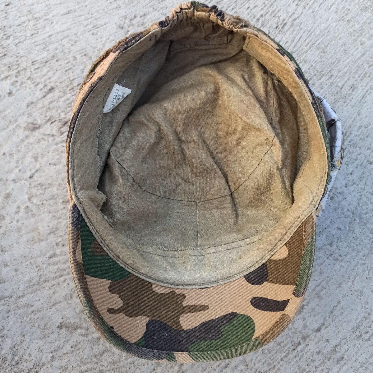 Hunter Army Cadet Hat Punk Distressed Poem Studded y2k style Size ONE SIZE - 11 Thumbnail
