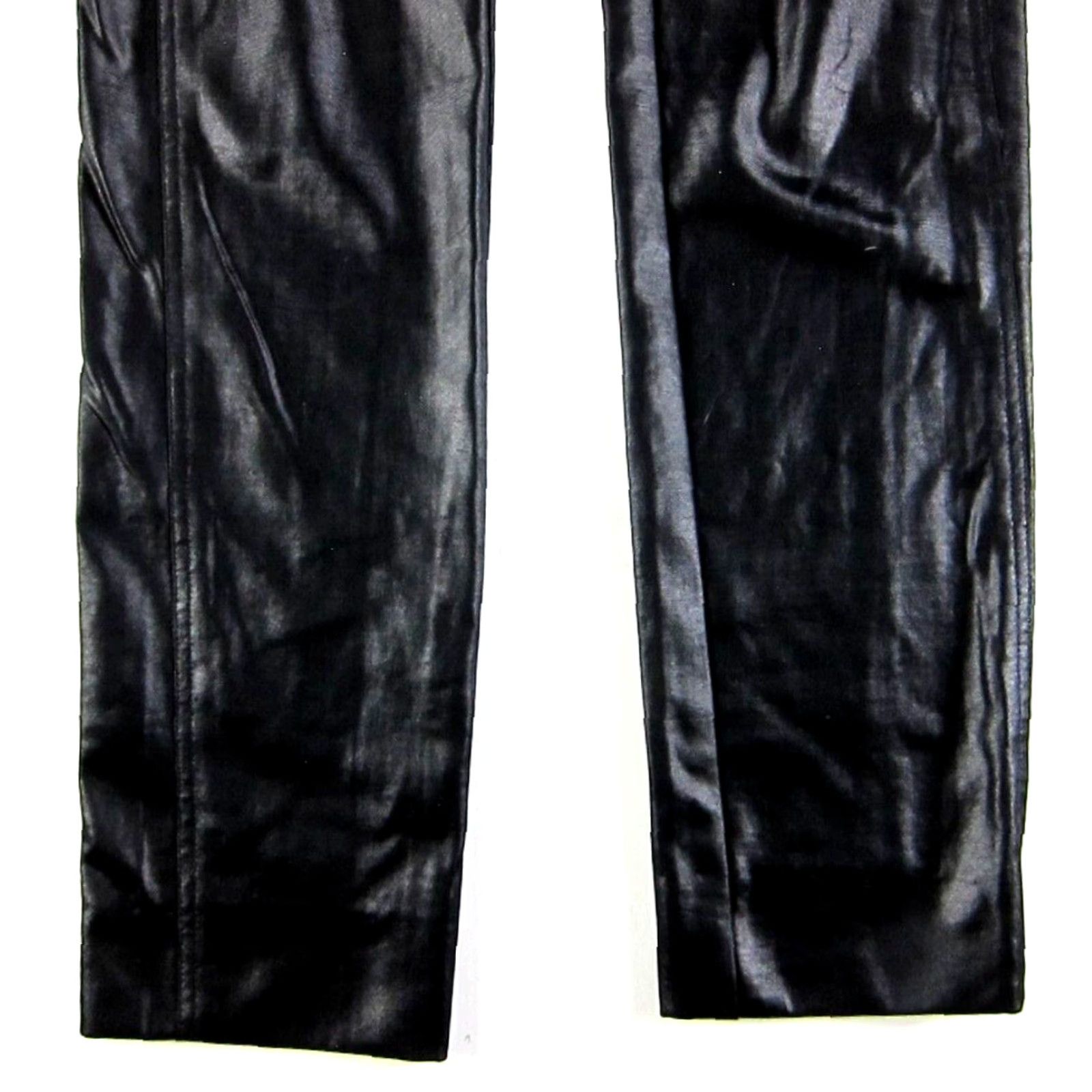 Diane von Furstenberg VINTAGE Diane von Furstenberg Black Cotton Stretch Shimmery Slim Pant Woman 4 Size 27" / US 4 / IT 40 - 6 Thumbnail