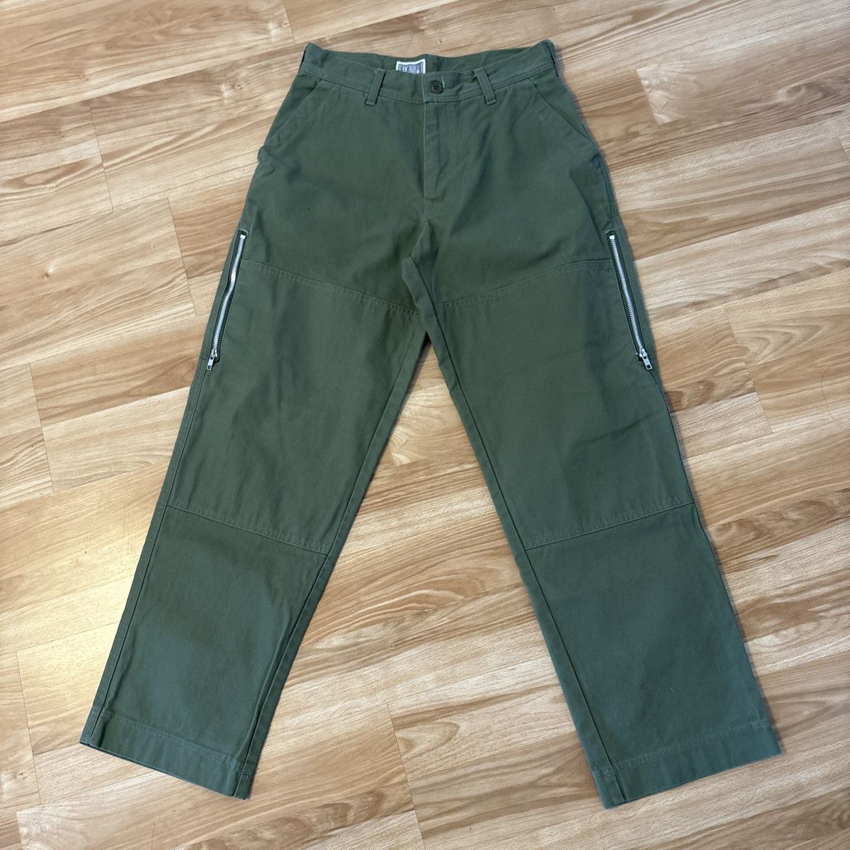 Cav Empt NEW Cav Empt Side Zip Pant in Green Made In Japan - Size M Size US 30 / EU 46 - 1 Thumbnail