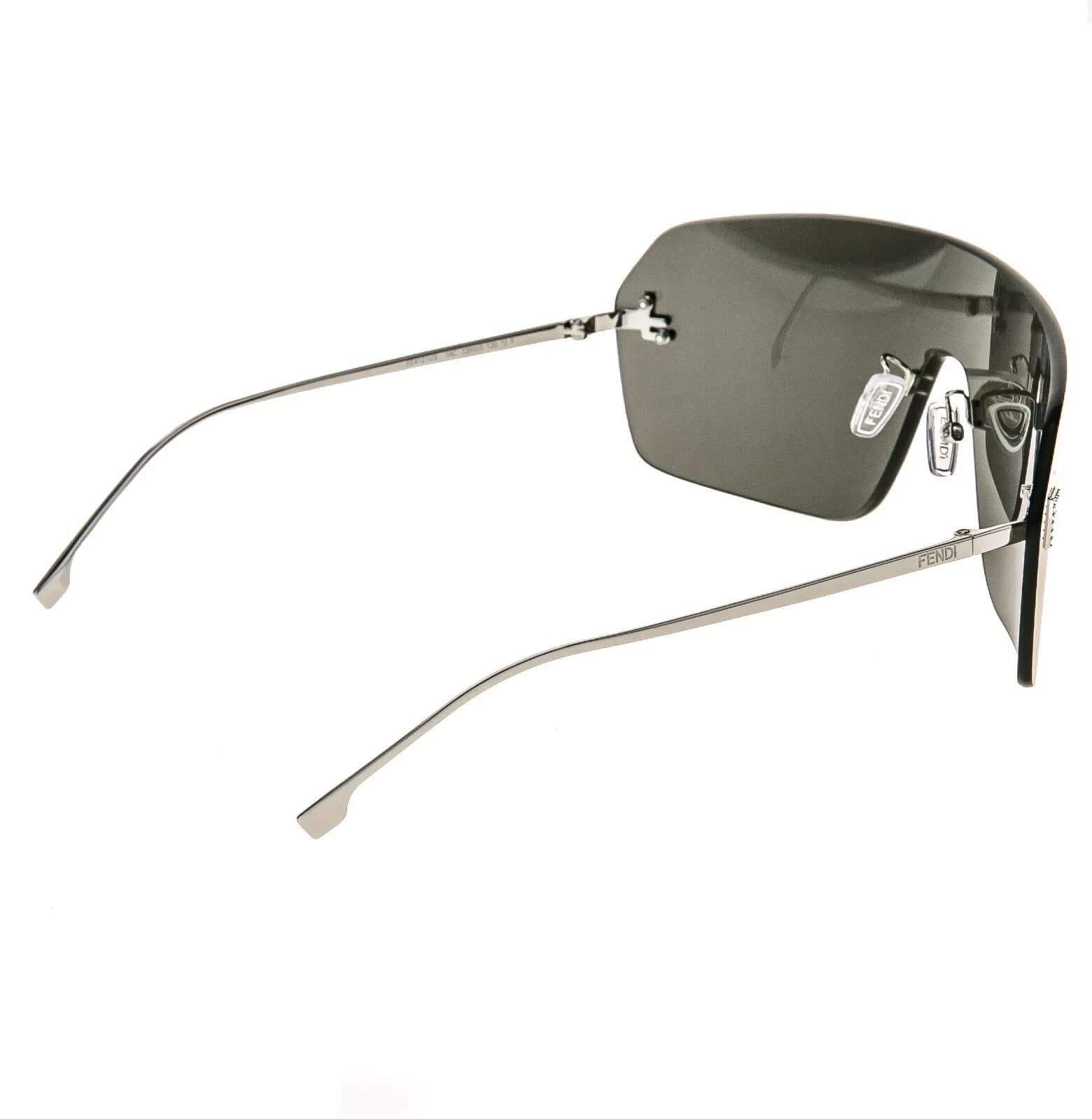 Fendi FENDI FIRST 4121 Silver Mirrored Fashion Sunglasses FE4121US Size ONE SIZE - 3 Thumbnail