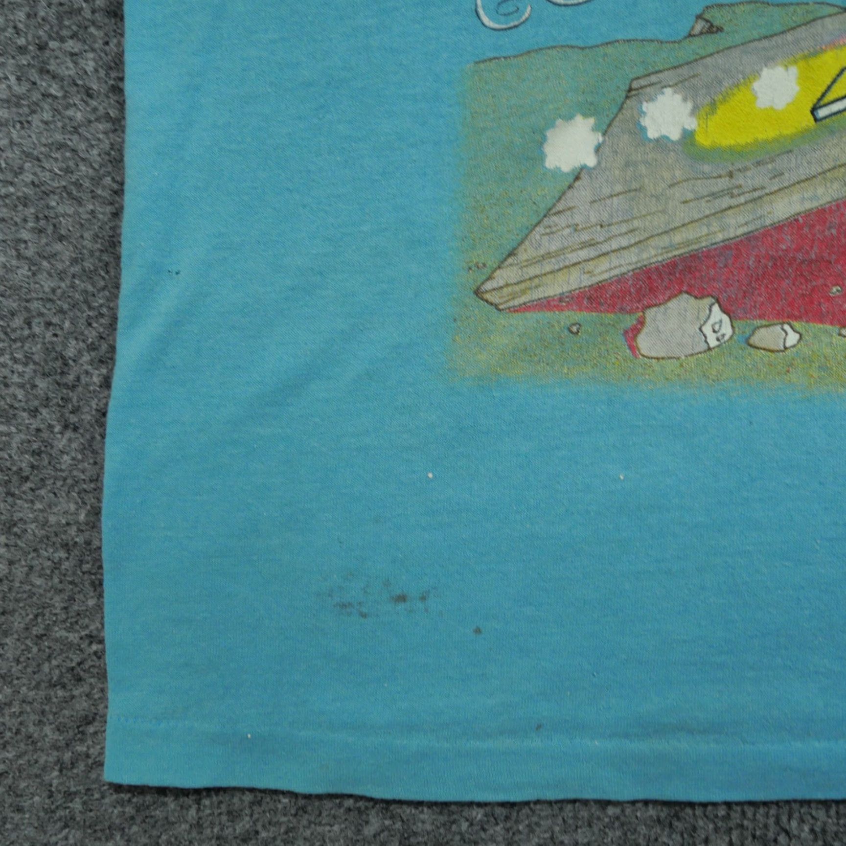 Vintage VINTAGE Looney Tunes Tank Top Shirt Adult Large Blue Wile E Coyote 1989 80s Logo Size US L / EU 52-54 / 3 - 7 Thumbnail