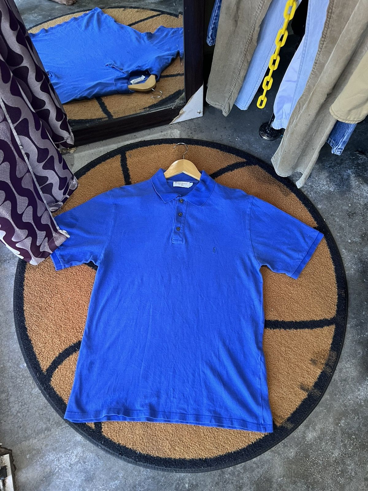 Yves Saint Laurent 🔥Vintage Yves Saint Laurent Pour Homme Polo Size US M / EU 48-50 / 2 - 1 Thumbnail