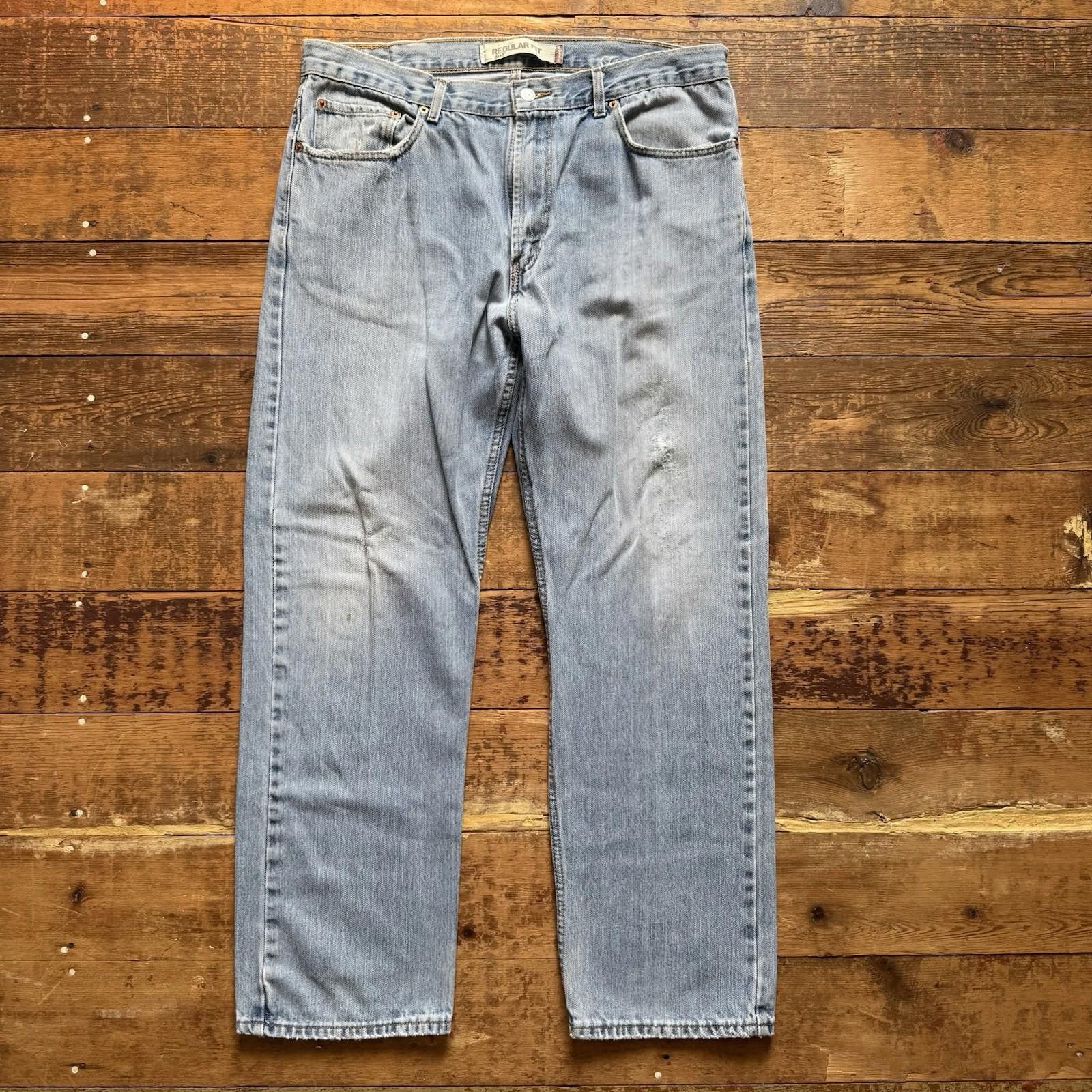 Levi's Vintage Levi's 505 Jeans Regular Straight 38x32 90s Denim Size US 38 / EU 54 - 1 Thumbnail