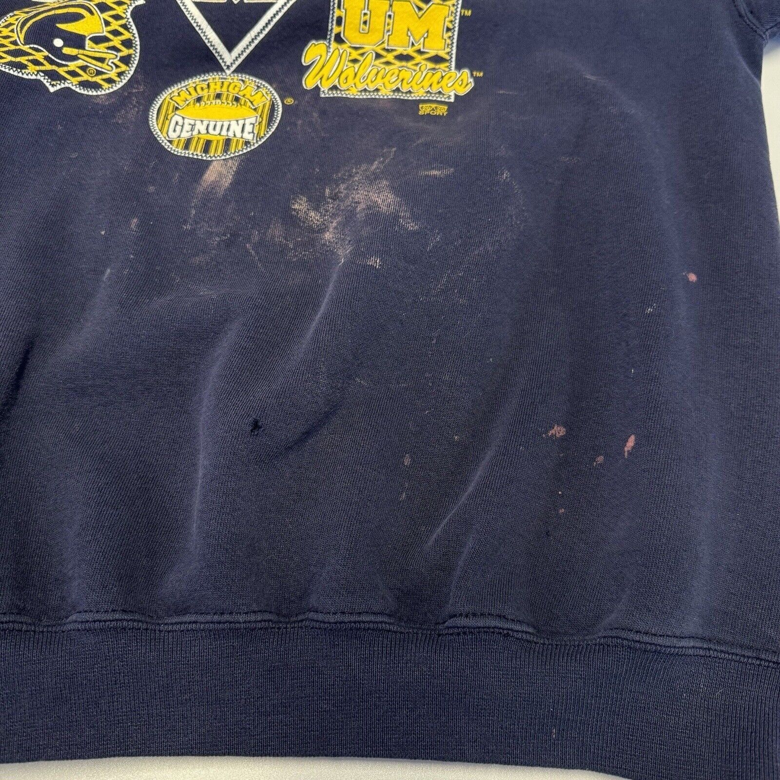 Vintage Vintage Michigan Wolverines Sweatshirt Mens XL Blue Crew Nec Size US XL / EU 56 / 4 - 7 Thumbnail
