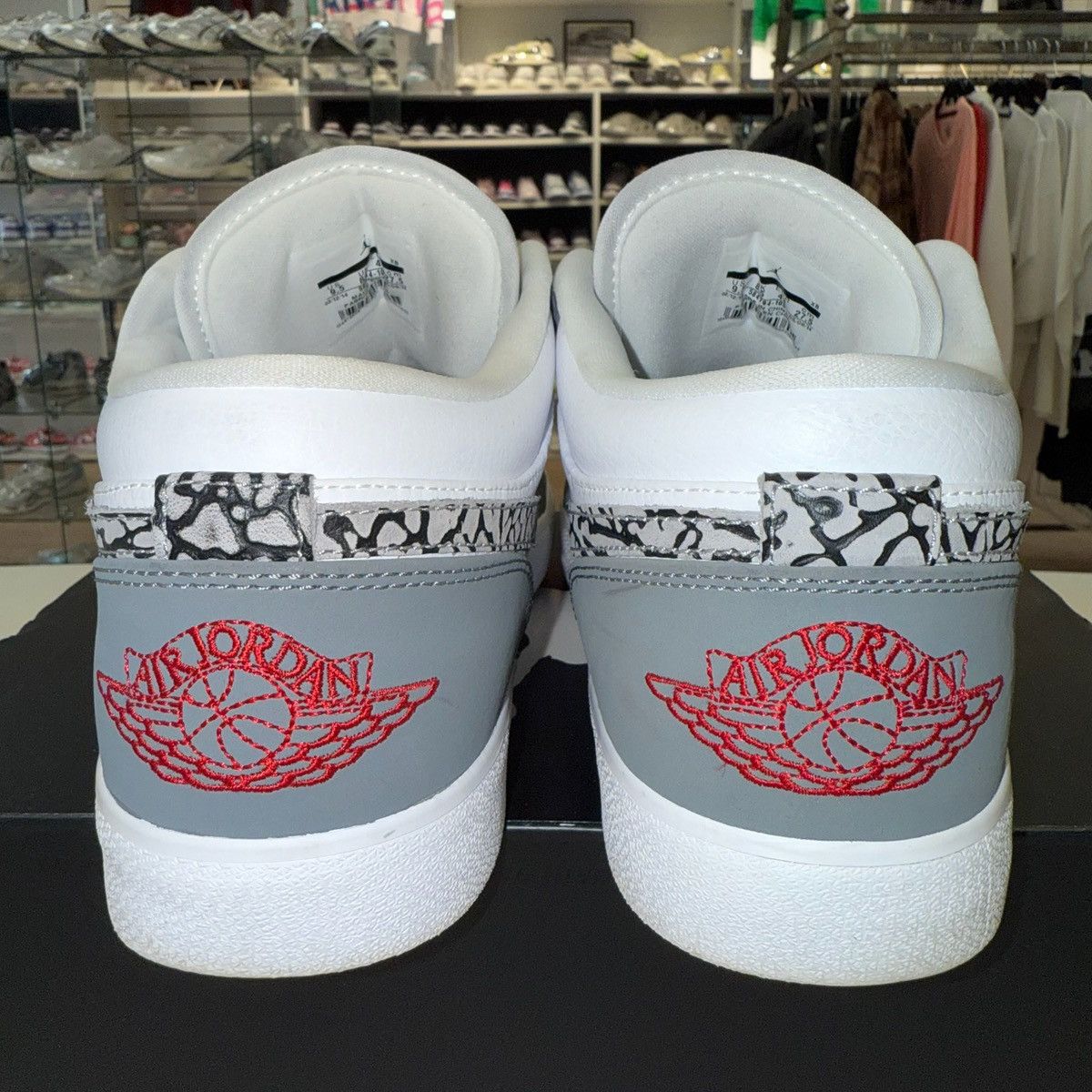 Jordan Brand × Nike Size 9.5 - Air Jordan 1 V.2 Low Leather White - 584794-105 Size US 9.5 / EU 42-43 - 3 Thumbnail