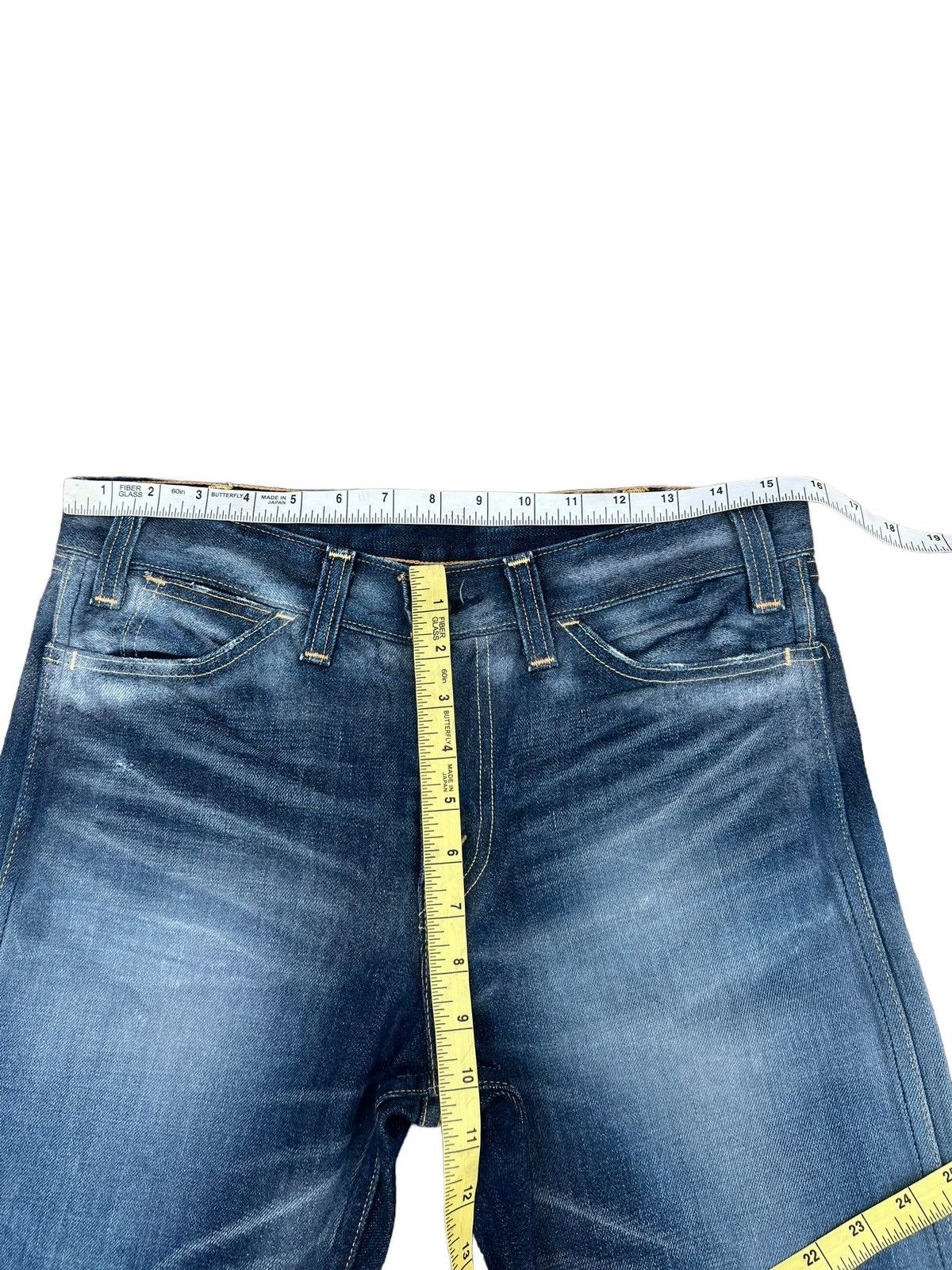 2005 LVC Levi’s 607 Big E Orange Tab Denim Bootcut Jeans
