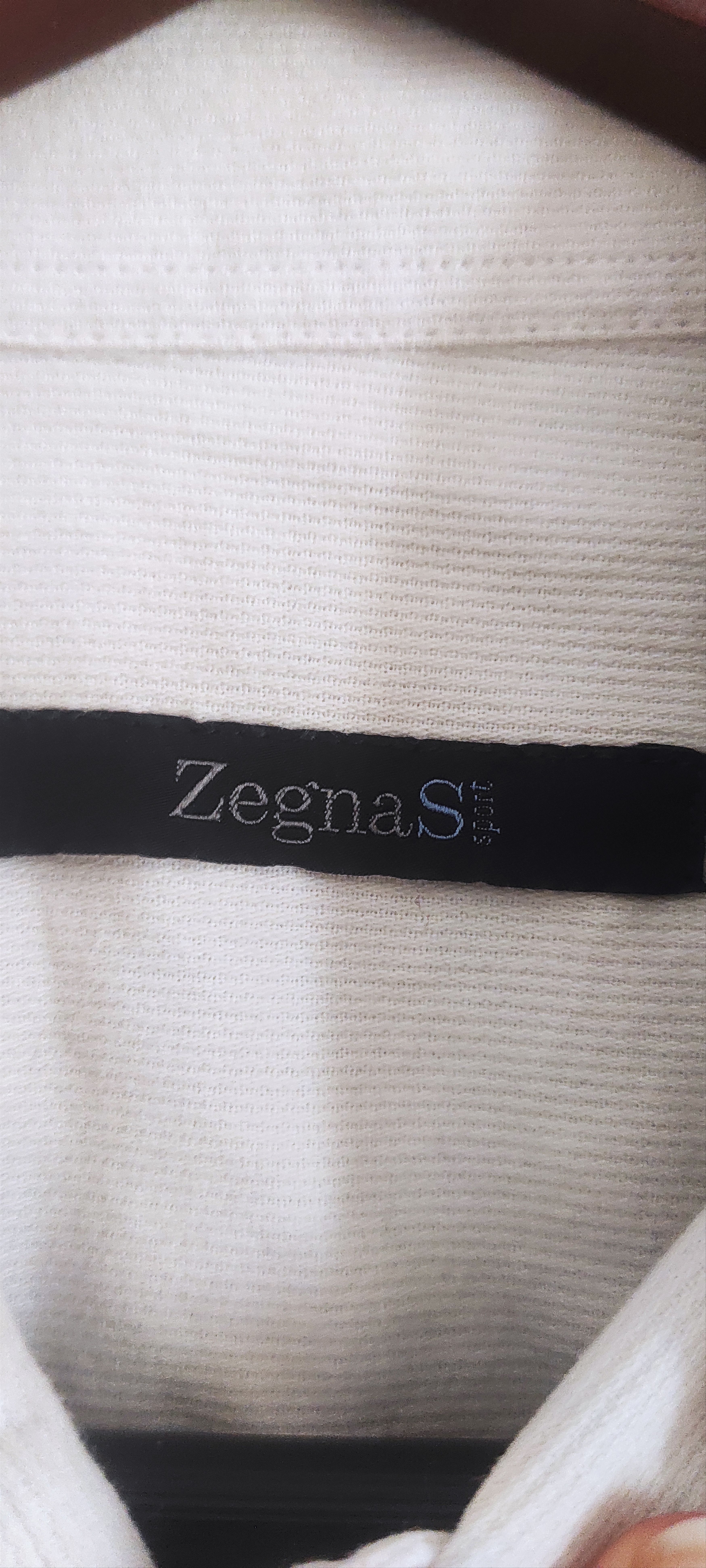 Ermenegildo Zegna Zegna Sport Corduroy Shirt Mens Medium Gray Cotton Size US XL / EU 56 / 4 - 6 Thumbnail