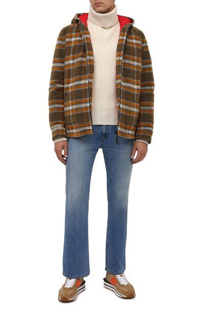 Marni o1y0225 Wool Hooded Jacket in Multicolor Size US M / EU 48-50 / 2 - 5 Thumbnail