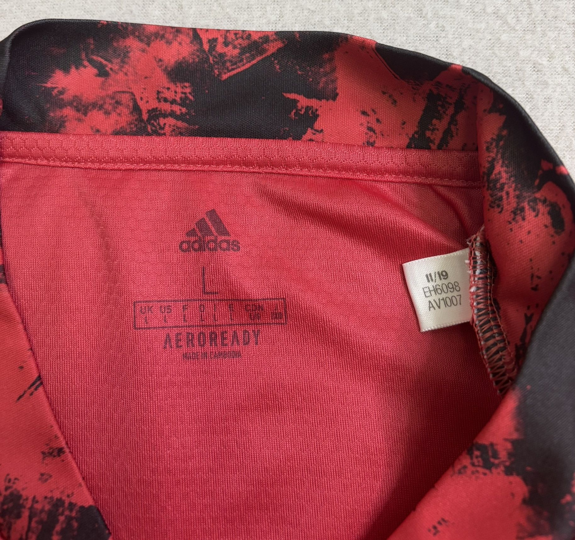 Adidas Germany 2020 Adidas Goalkeeper Jersey Red Size L Size US L / EU 52-54 / 3 - 13 Thumbnail