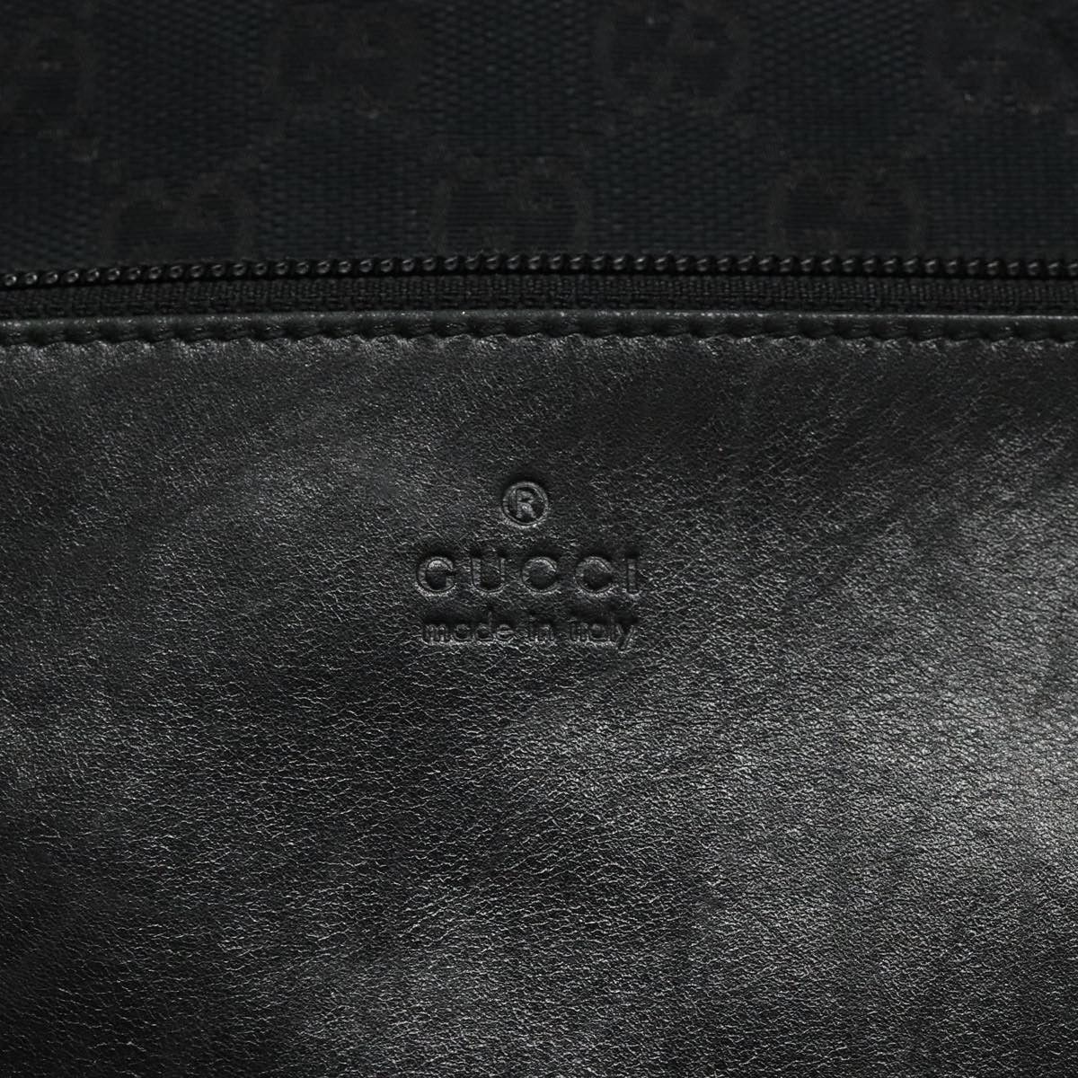 Gucci GUCCI GG Canvas Sherry Line Tote Bag Black White 019 0402 Size ONE SIZE - 14 Thumbnail