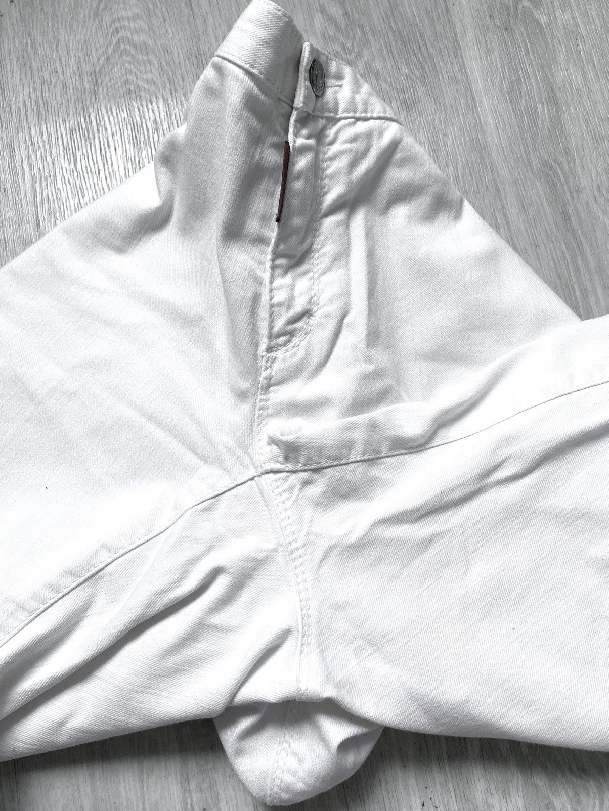 Dsquared2 Dsquared2 Archival SS'08 White Denim Shorts Vintage Jeans Size US 34 / EU 50 - 23 Thumbnail